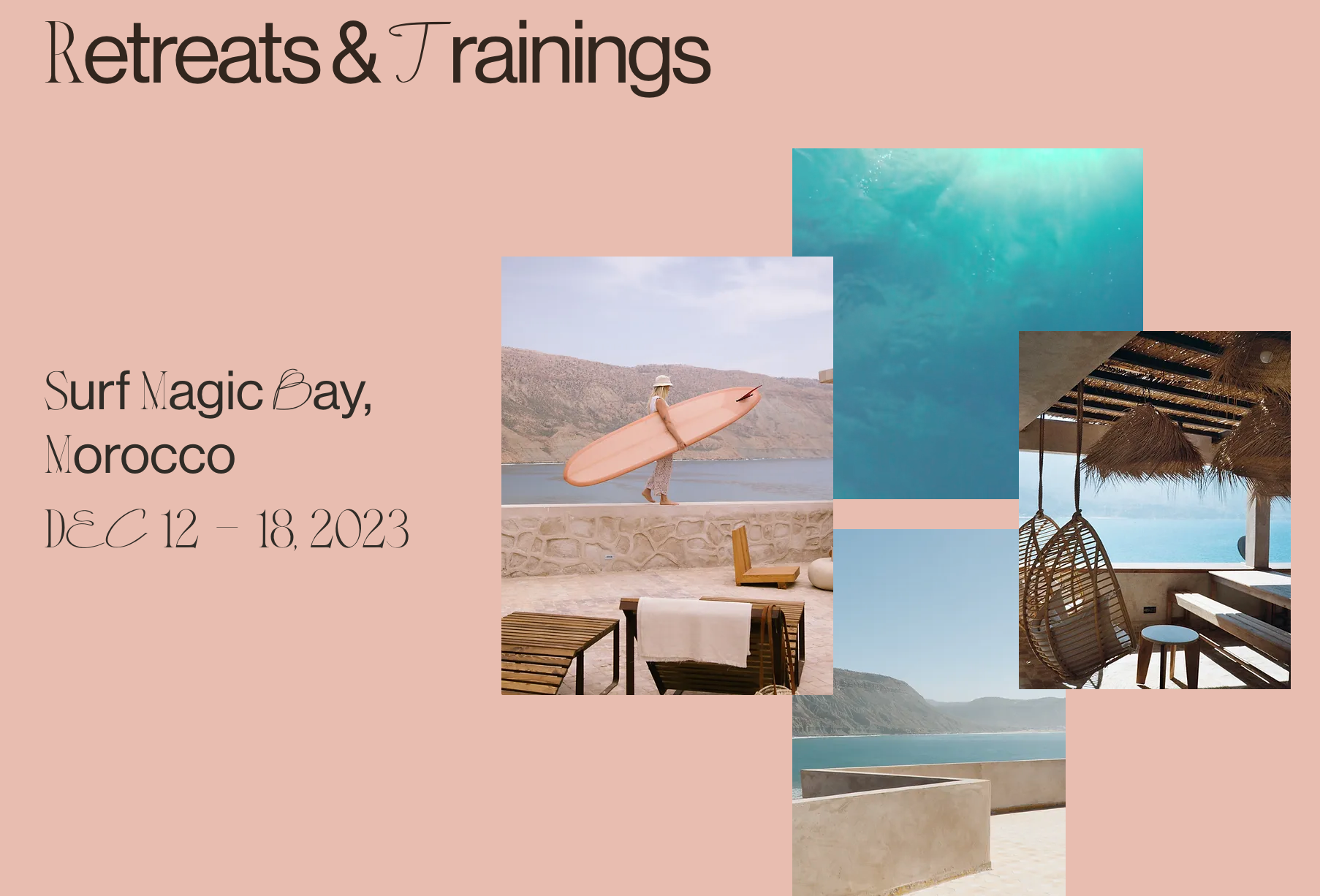 Surf Magic bay, Morocco, Dec 12 - 18, 2023