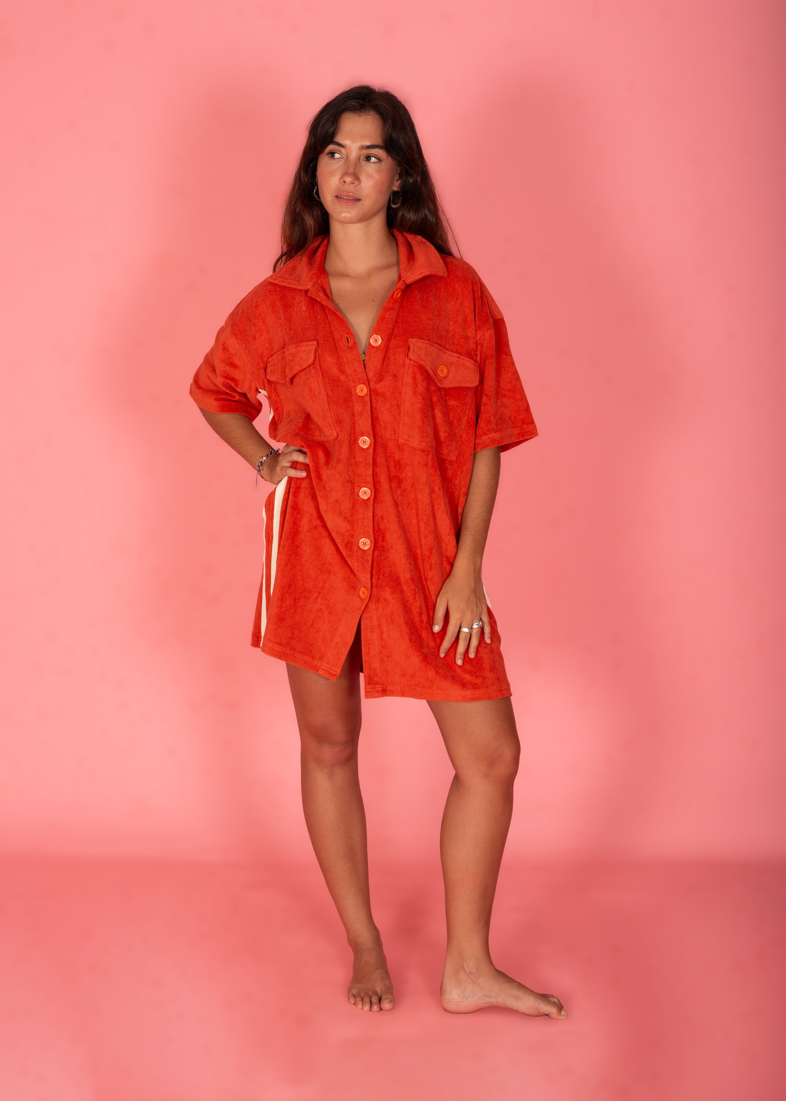 Après Surf Dress in Red - Atmosea