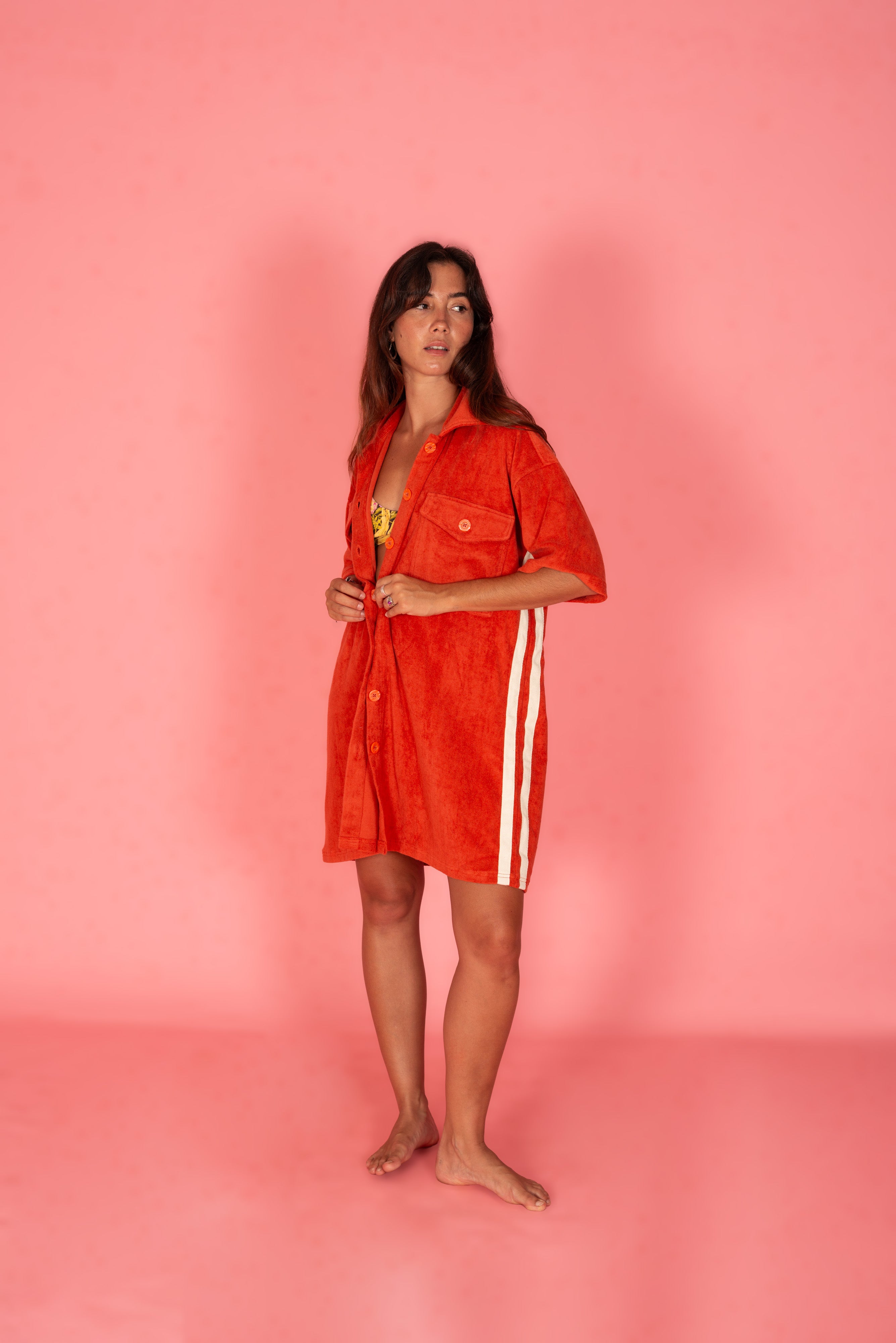 Après Surf Dress in Red - Atmosea