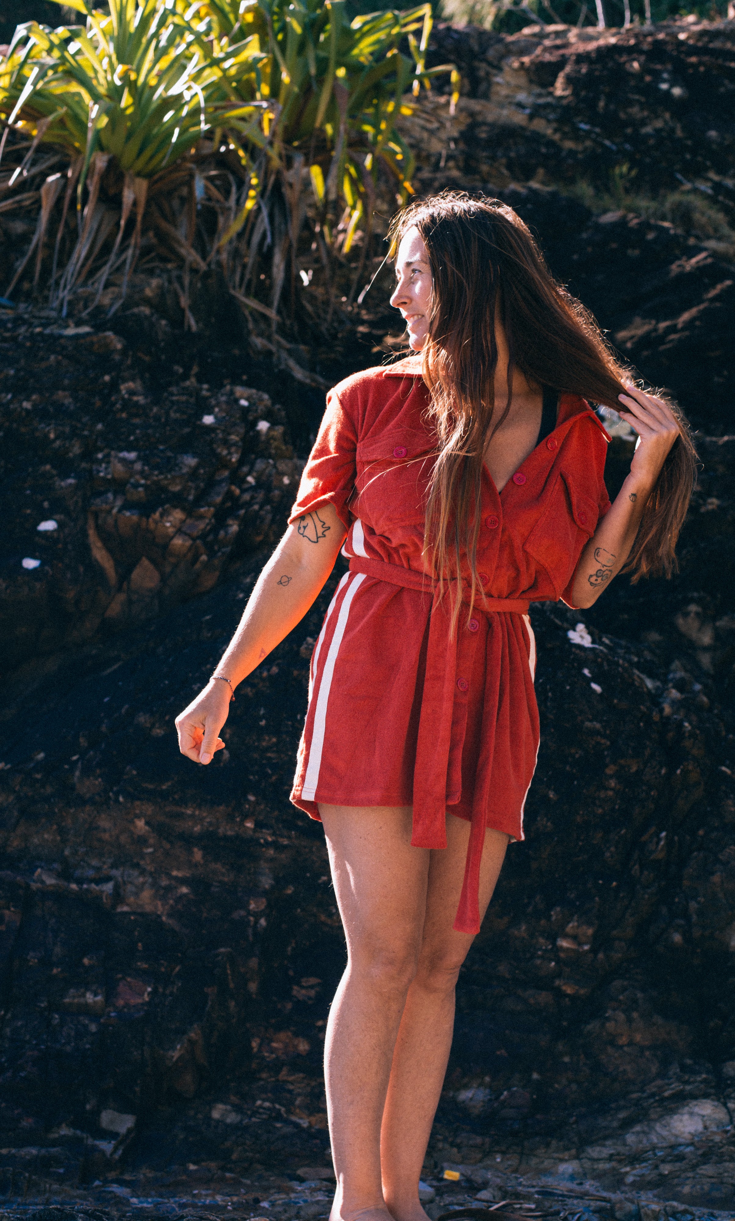 Après Surf Dress in Red - Atmosea