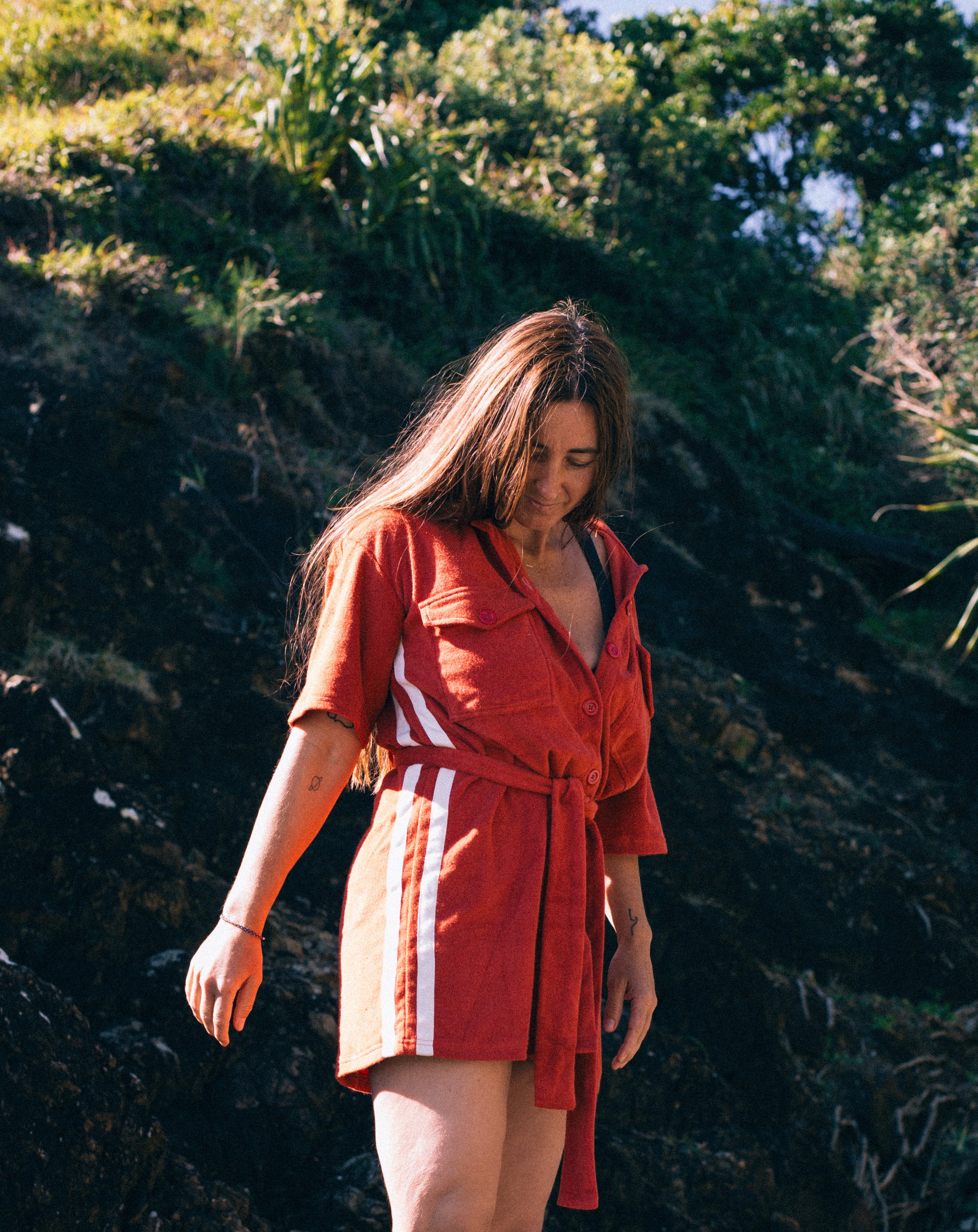 Après Surf Dress in Red - Atmosea