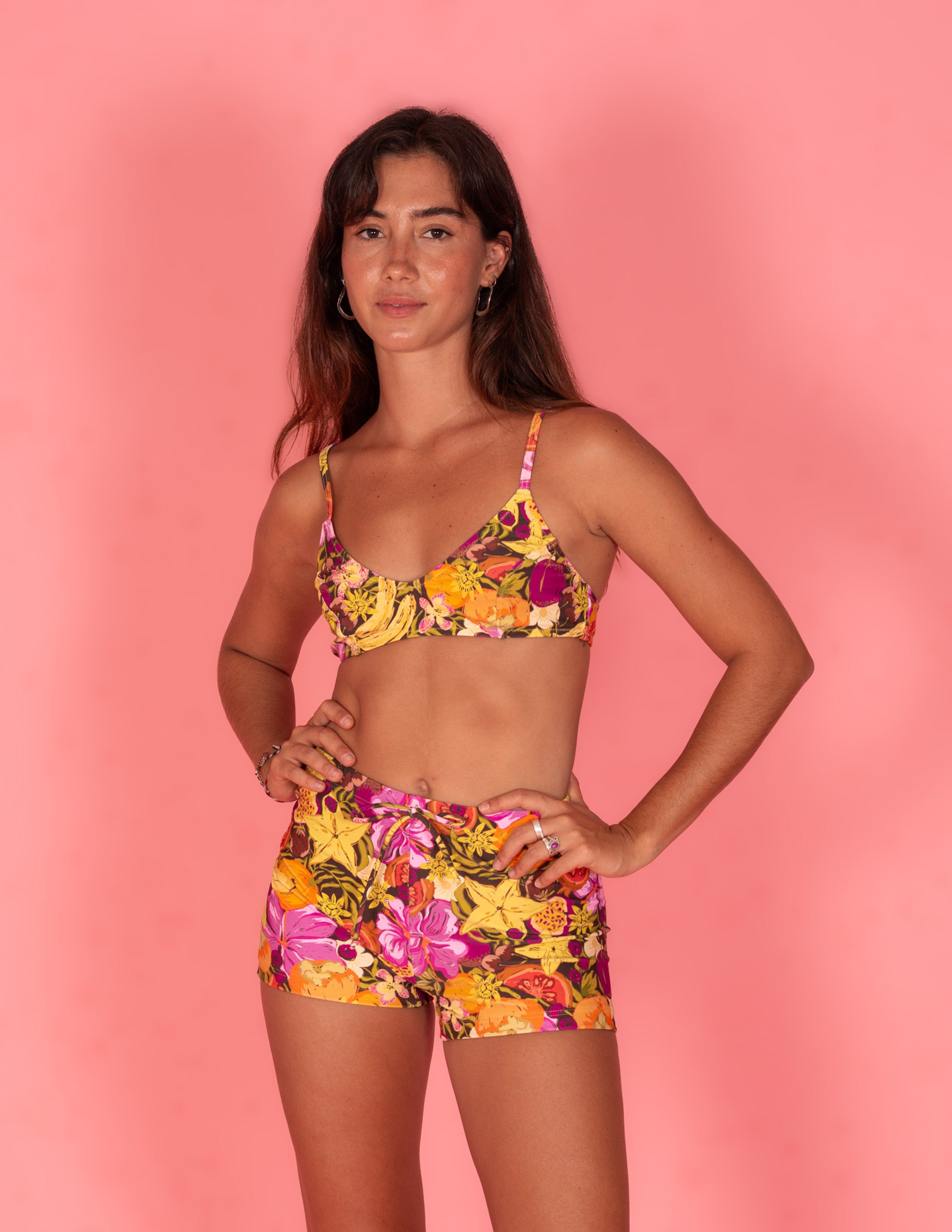 Bikini Top in Fruity Print - Atmosea