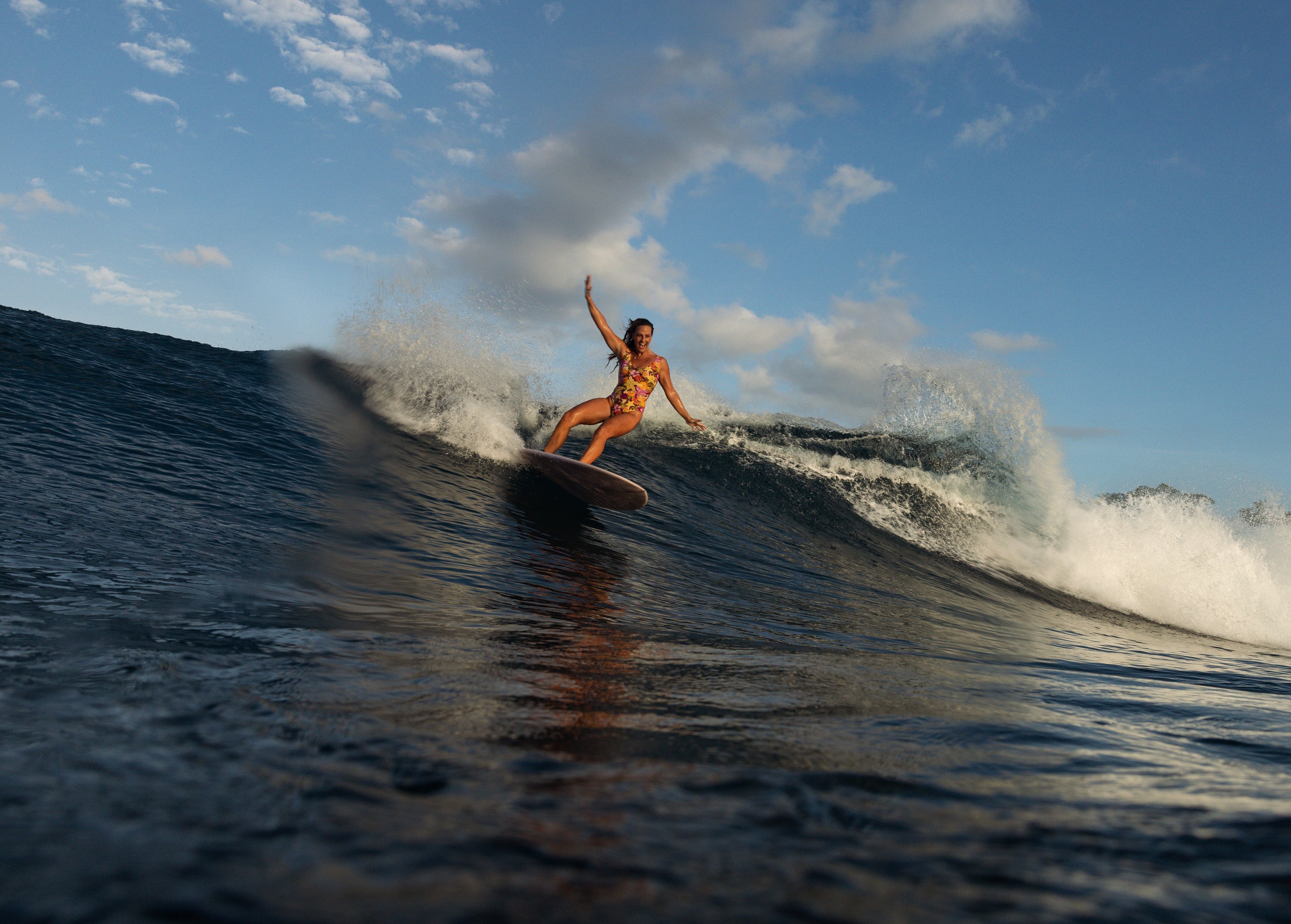 Carmen One Piece in Fruity Print - Atmosea