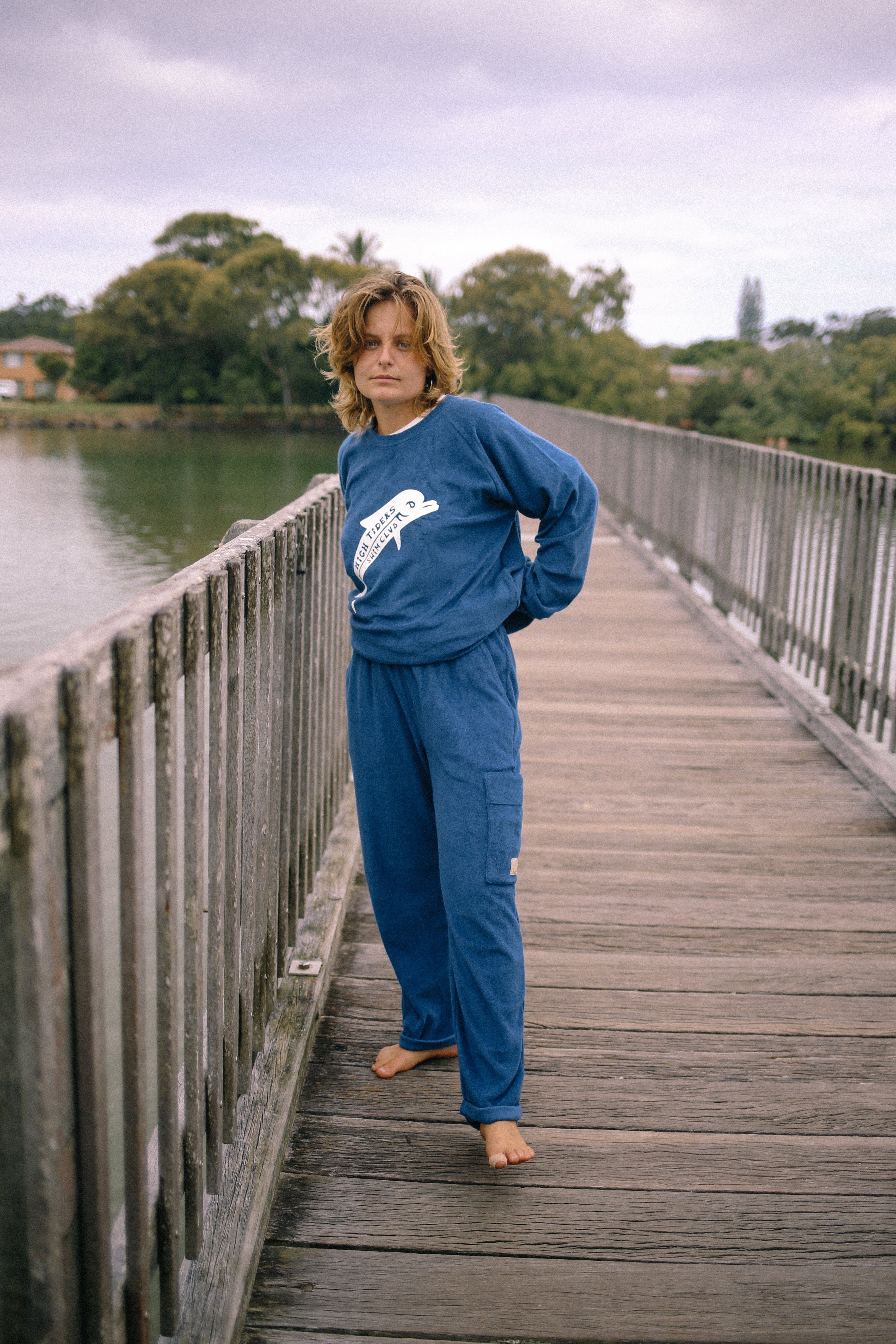 High Tiders Cargo Pant Navy - Atmosea