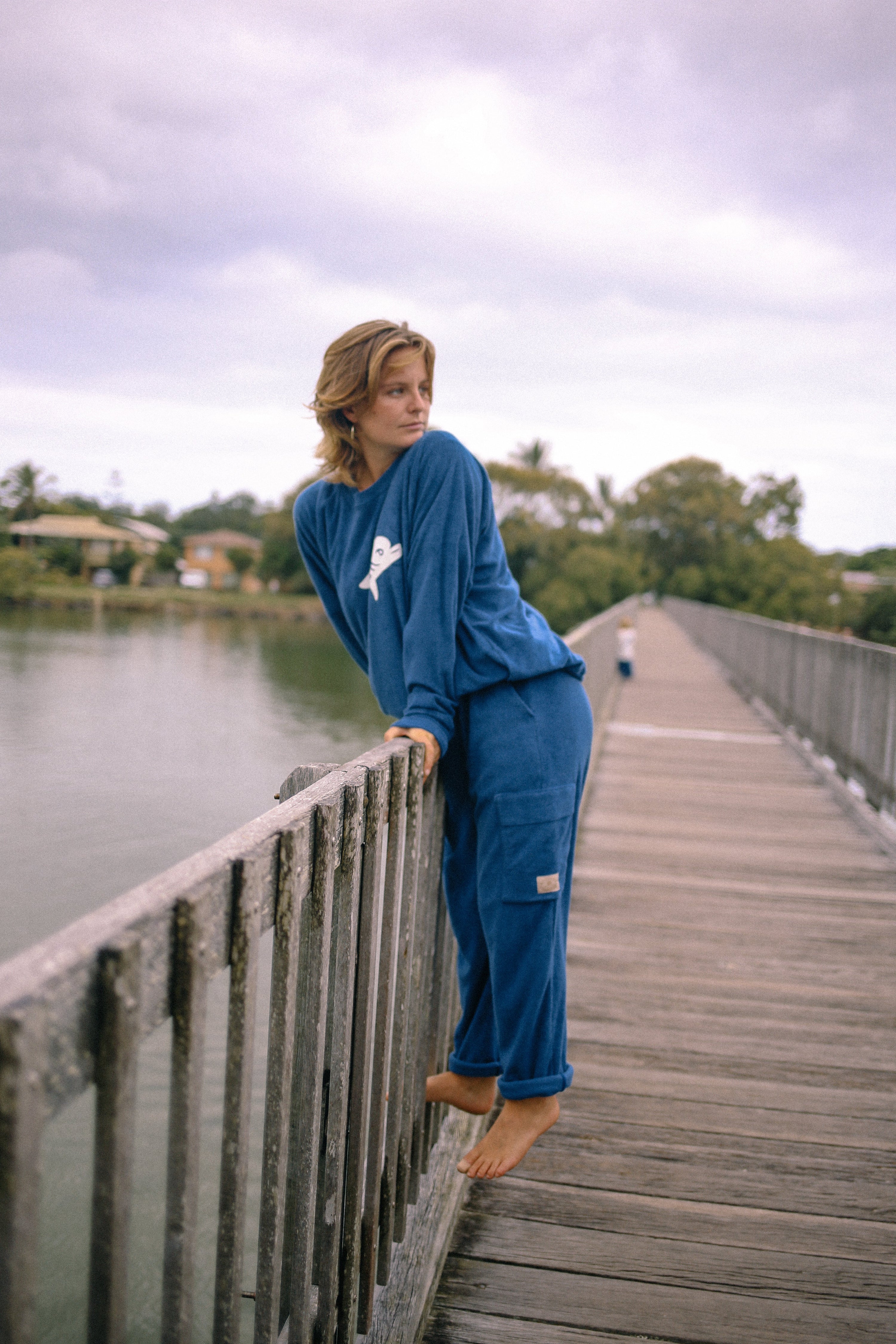 High Tiders Cargo Pant Navy - Atmosea