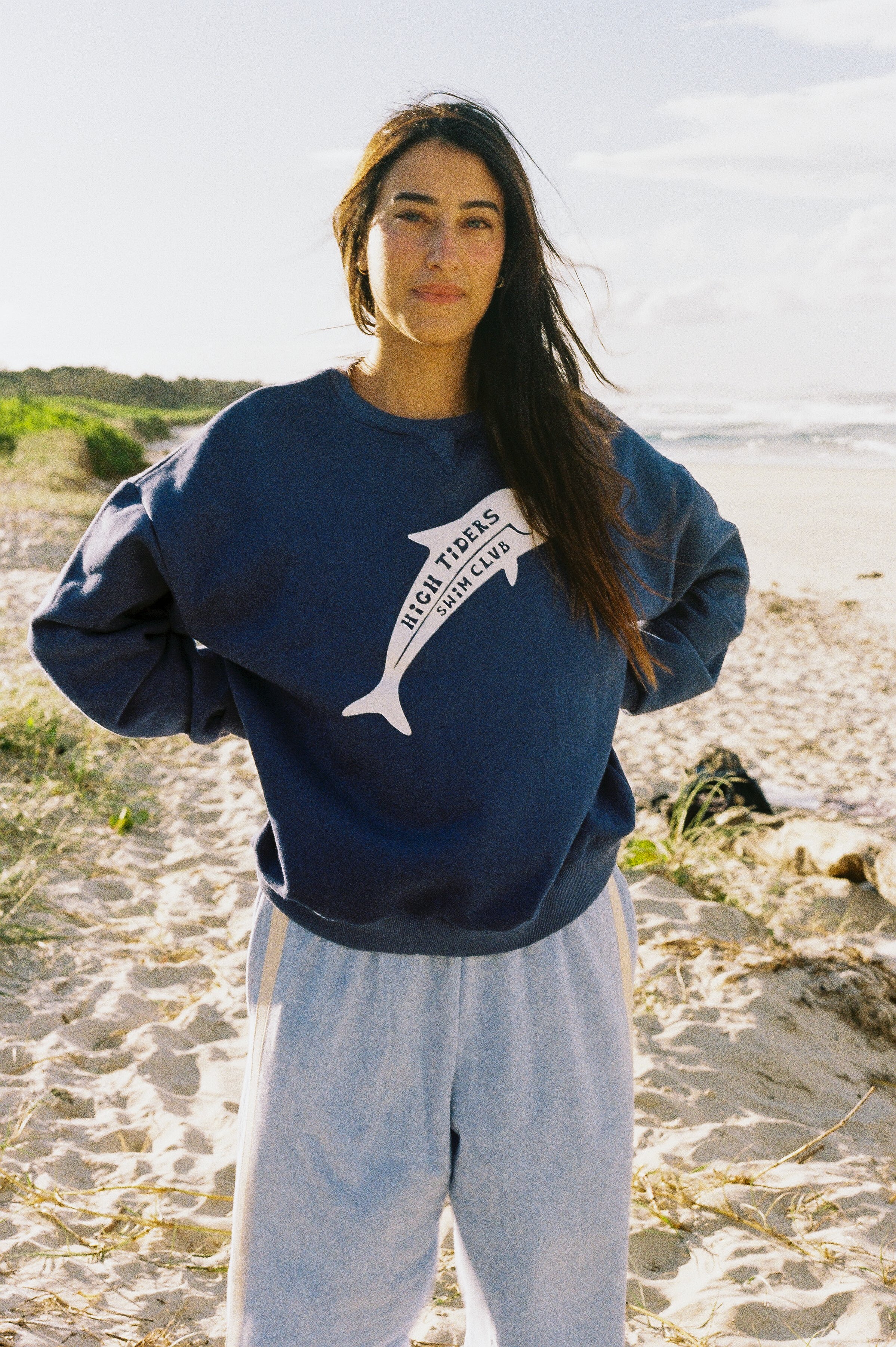 High Tiders Sweater Navy - Atmosea