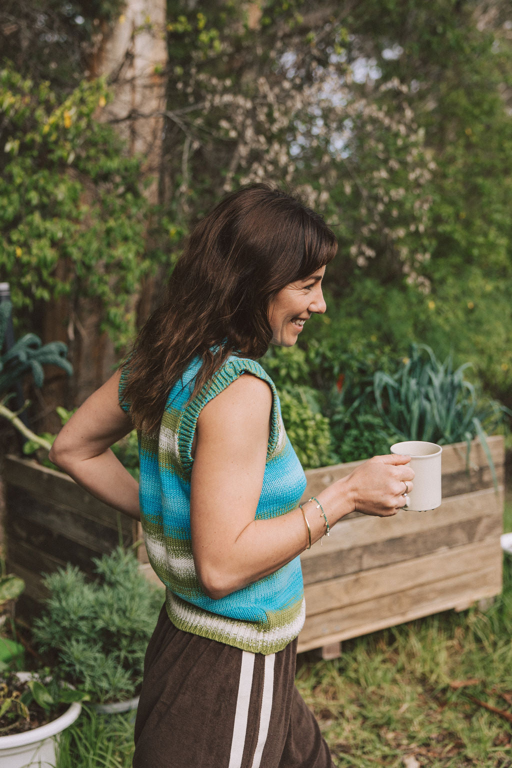 Knit Vest Ocean - Atmosea