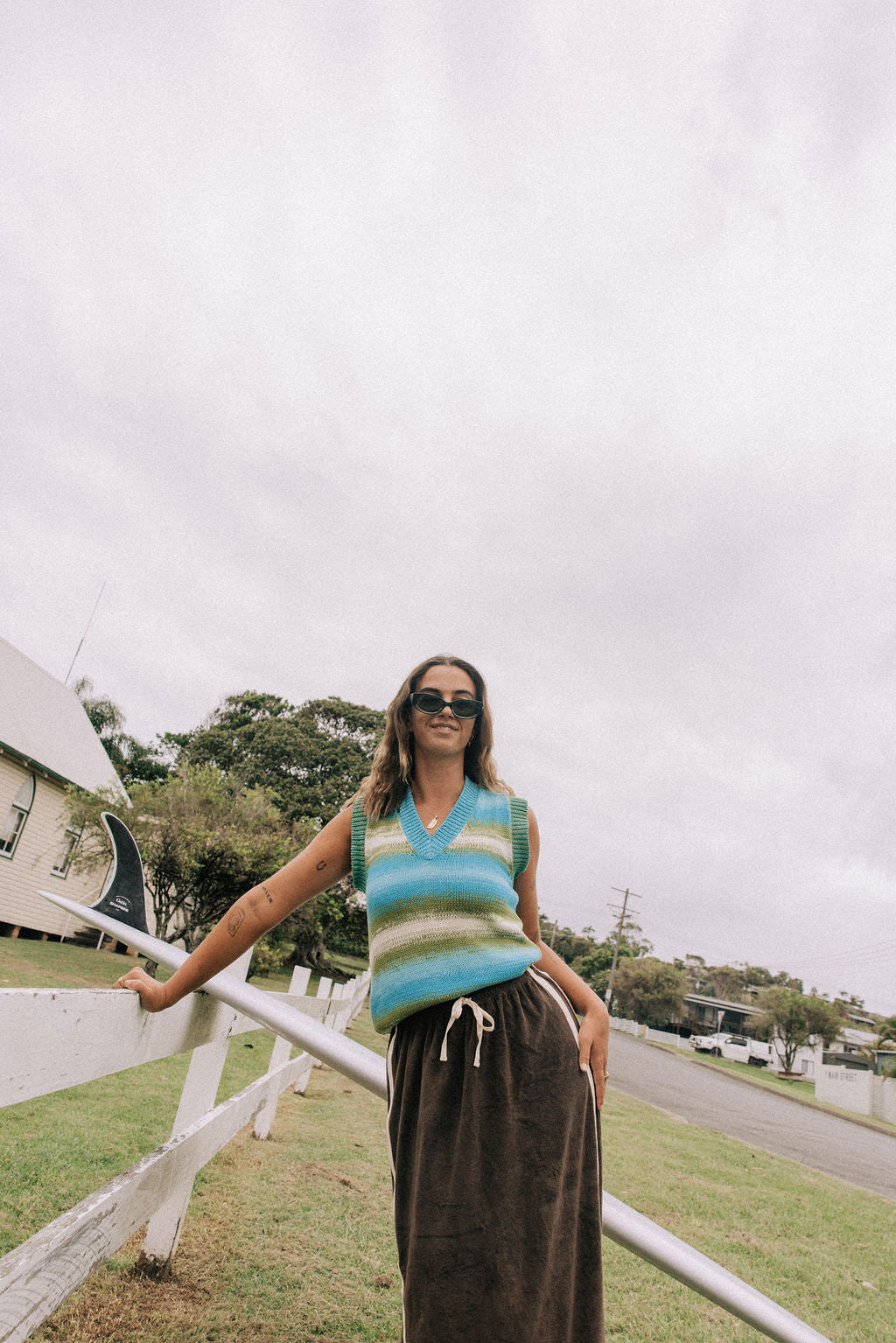 Knit Vest Ocean - Atmosea