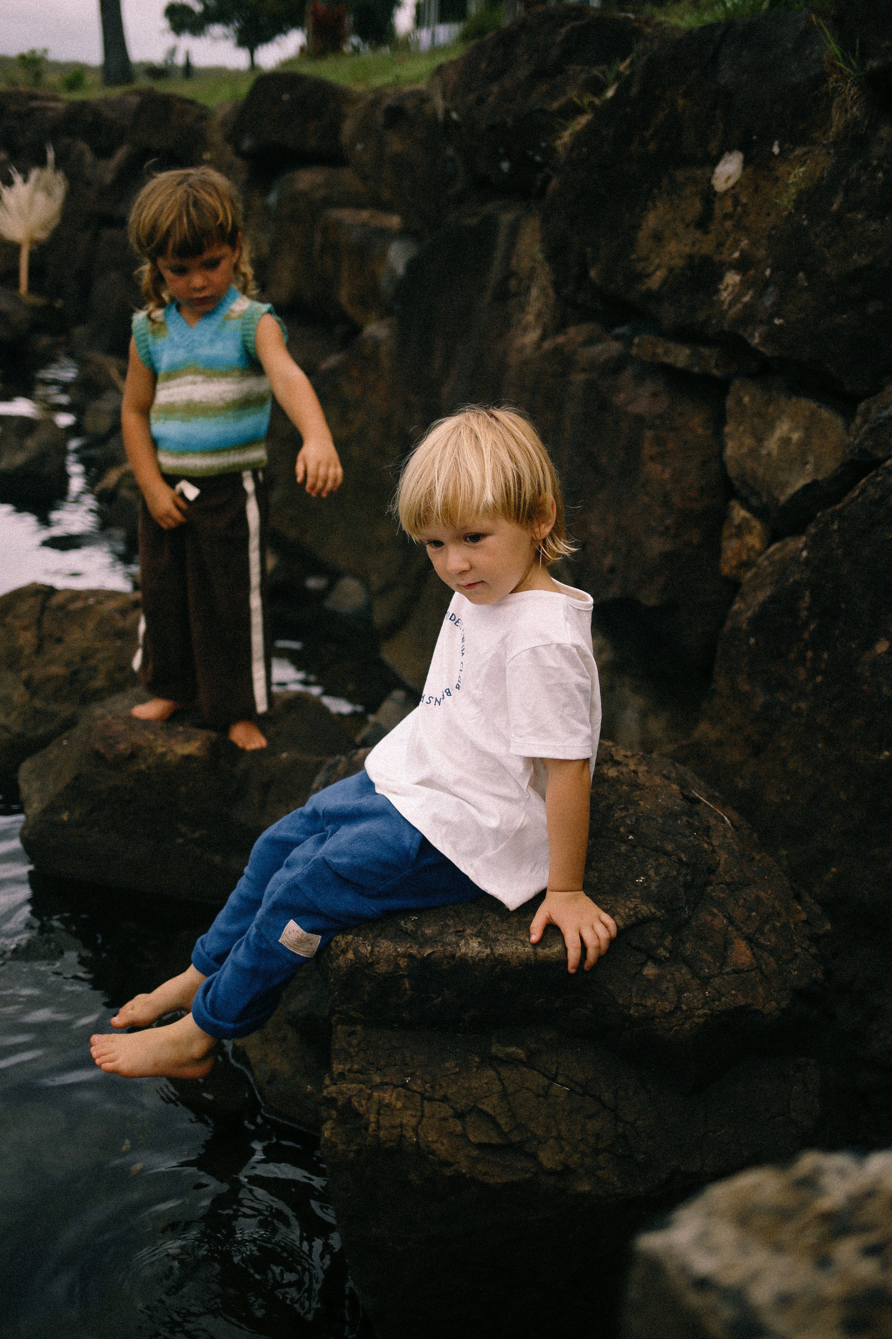 Mini High Tiders Cargo Pant Navy - Atmosea