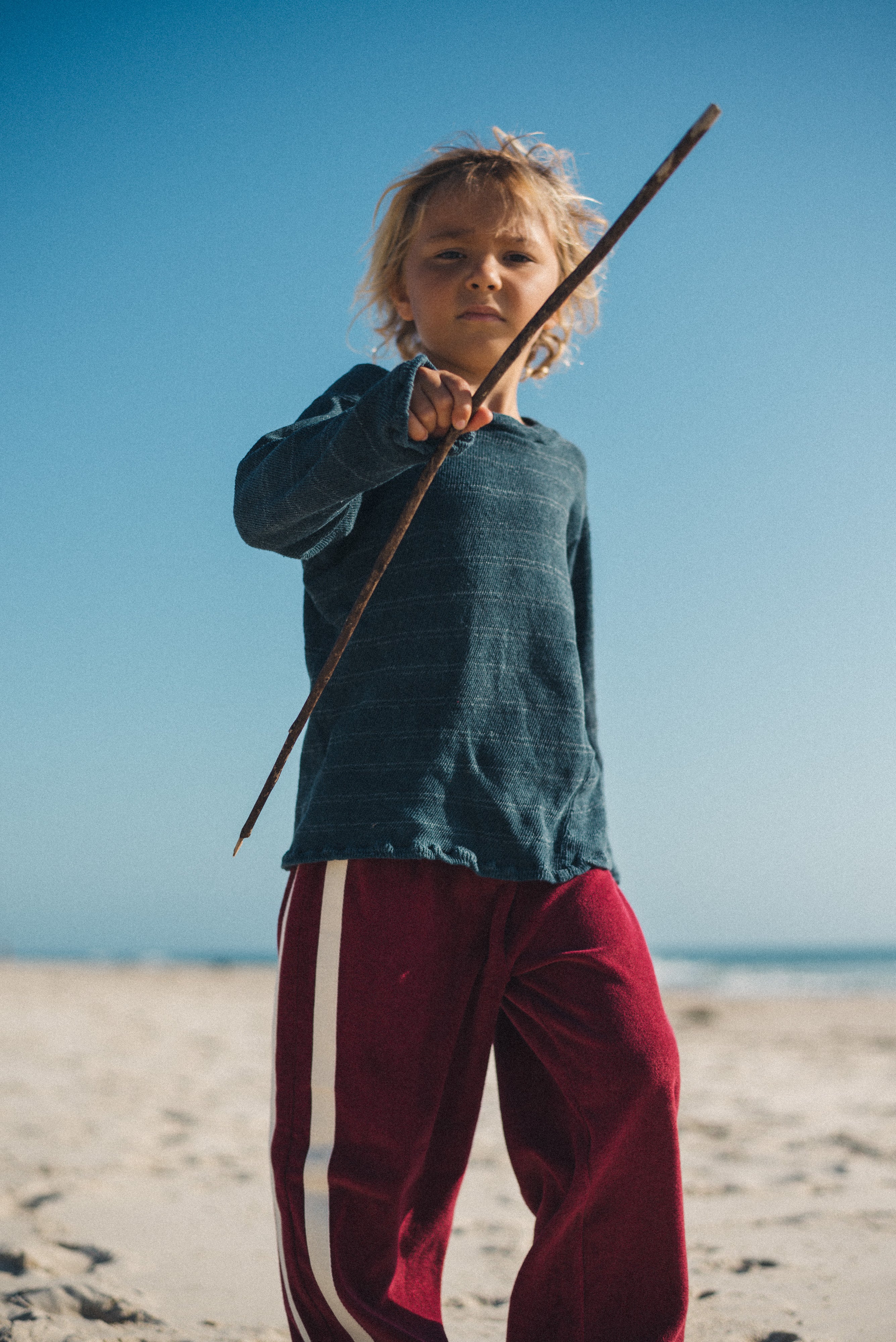 Mini Terry Pant Berry - Atmosea