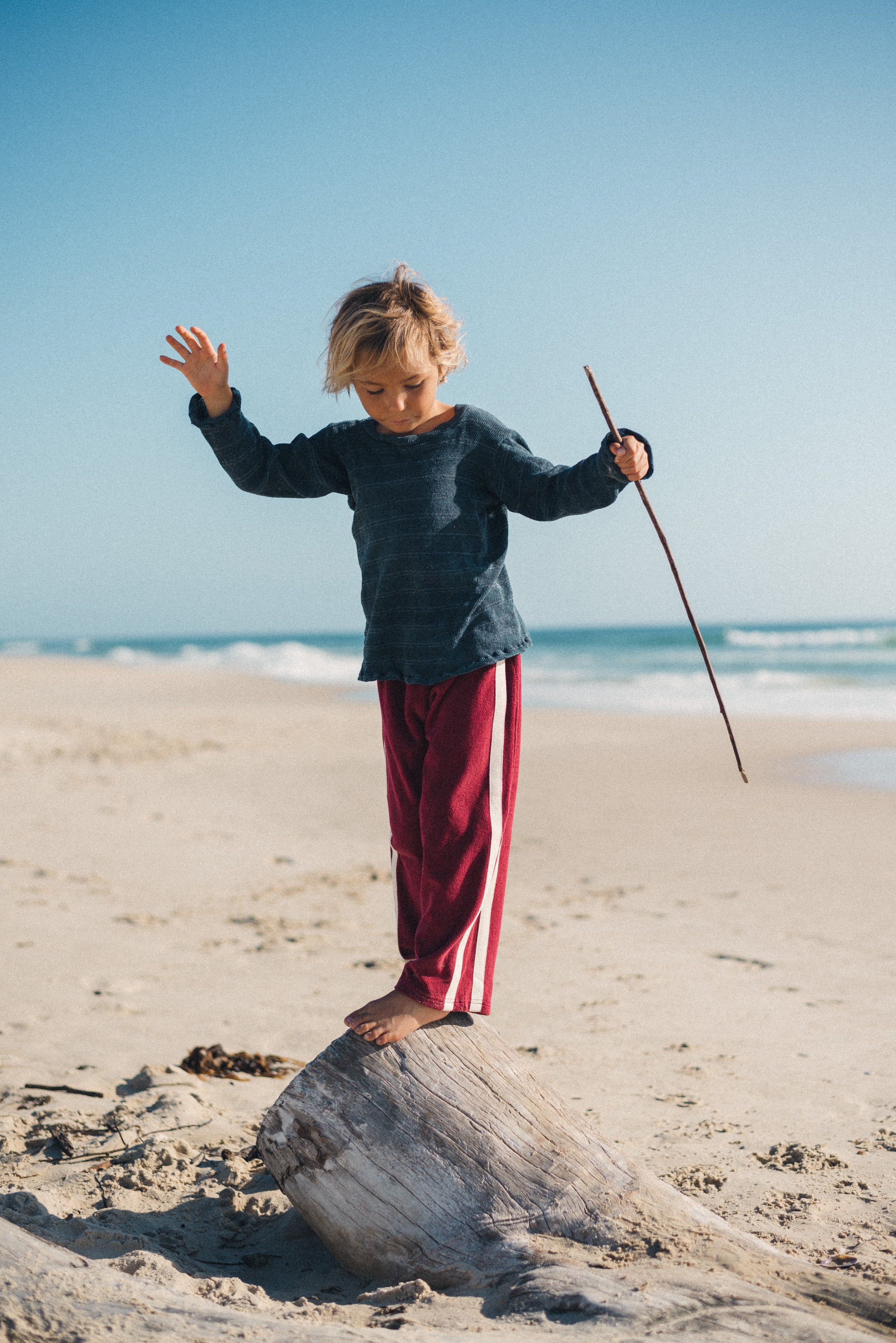 Mini Terry Pant Berry - Atmosea