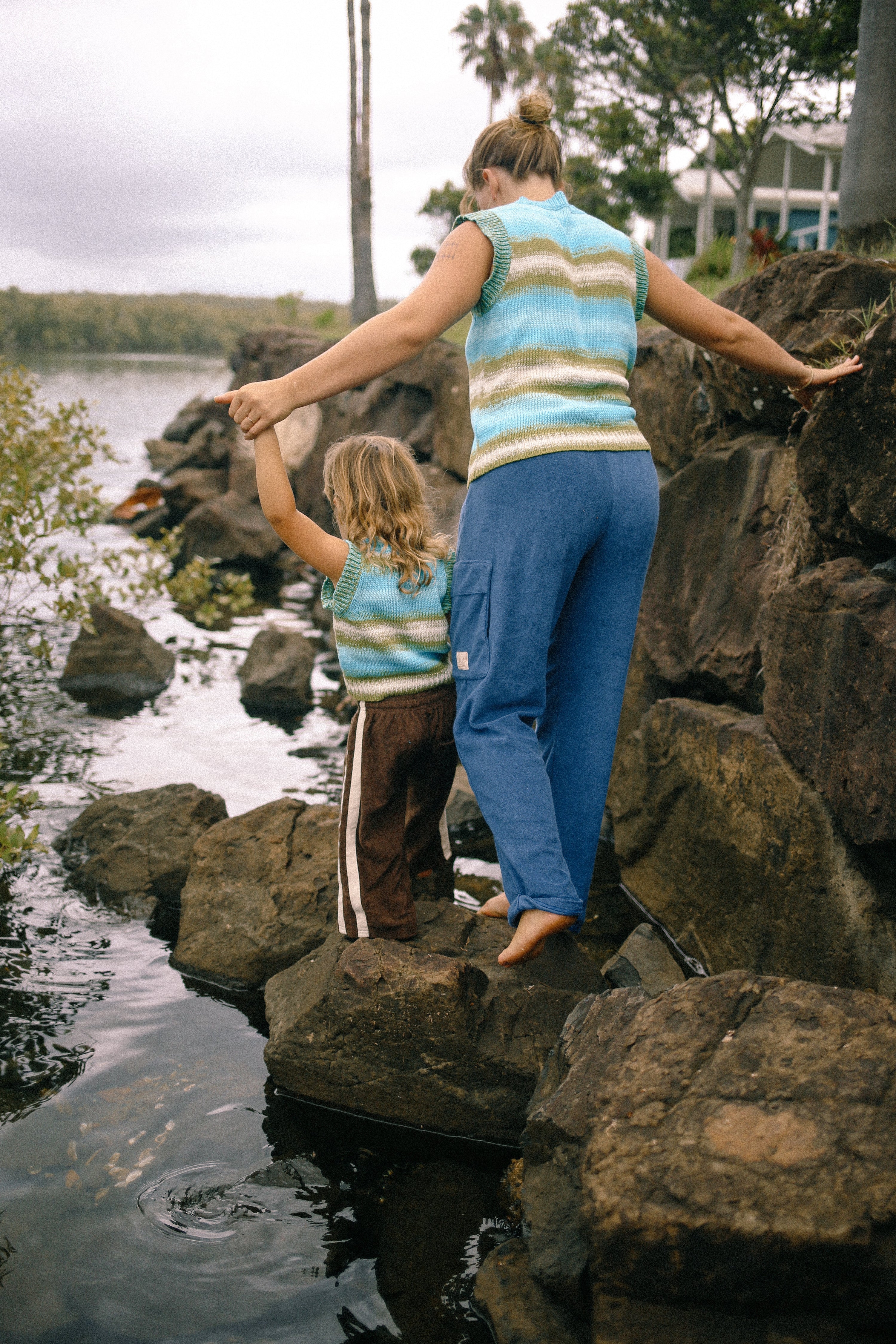 Mini Terry Pant Chocolate - Atmosea