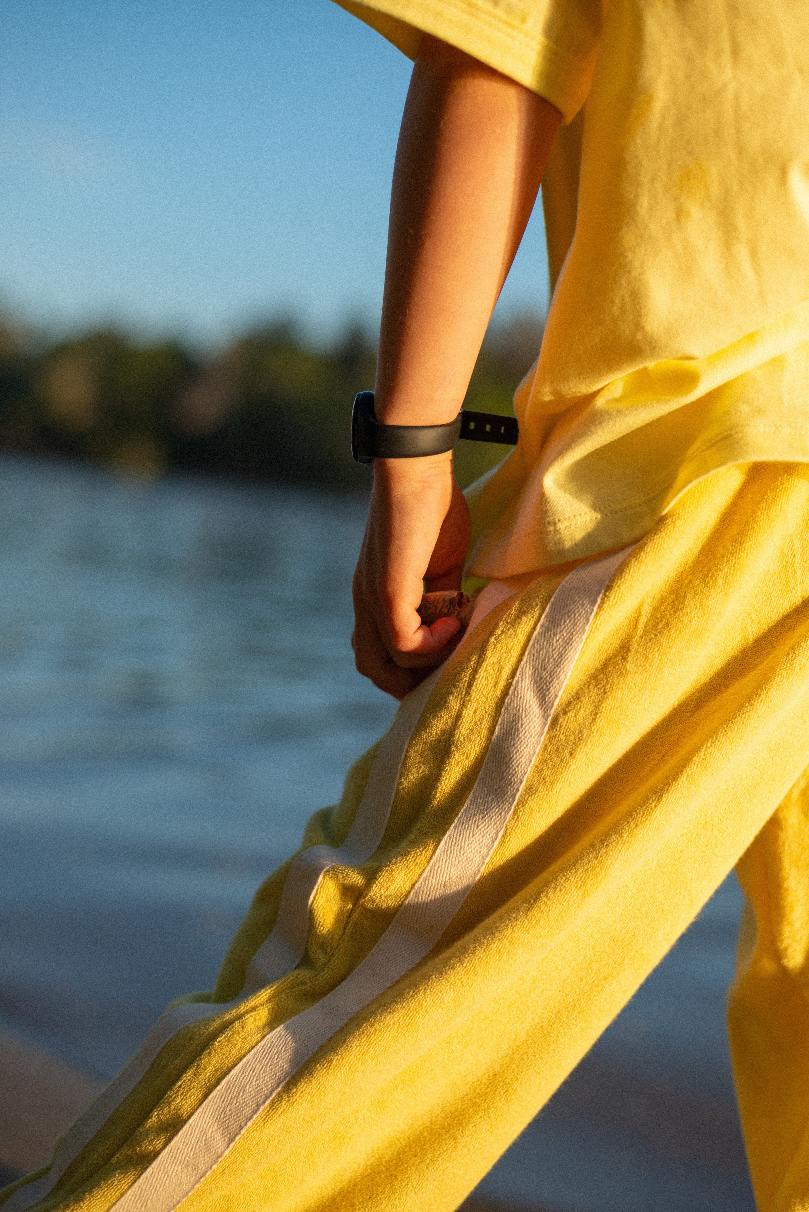 Mini Terry Pant in Butter - Atmosea