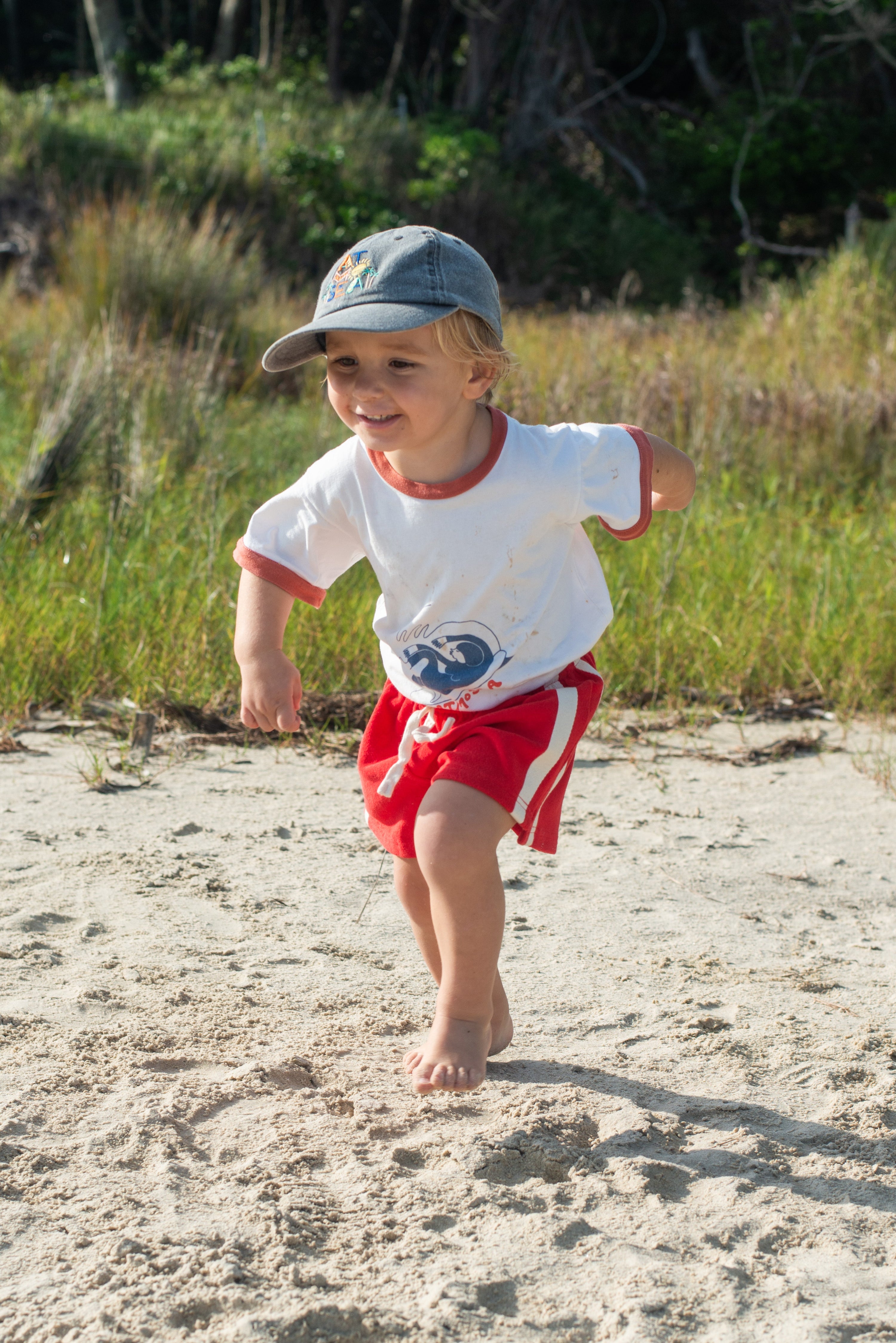 Mini Terry Towelling Shorts Chilli - Atmosea