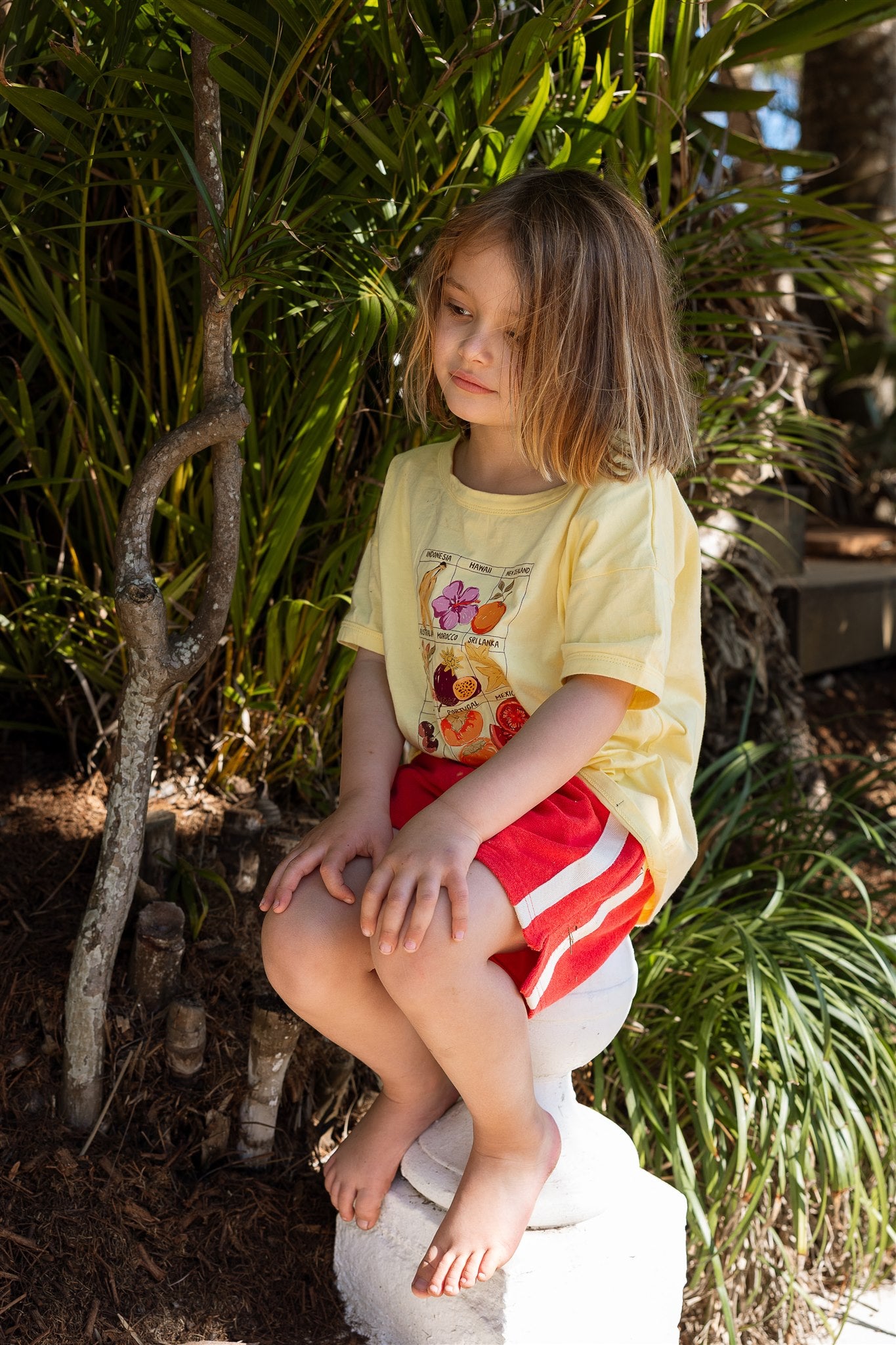 Mini Terry Towelling Shorts Chilli - Atmosea