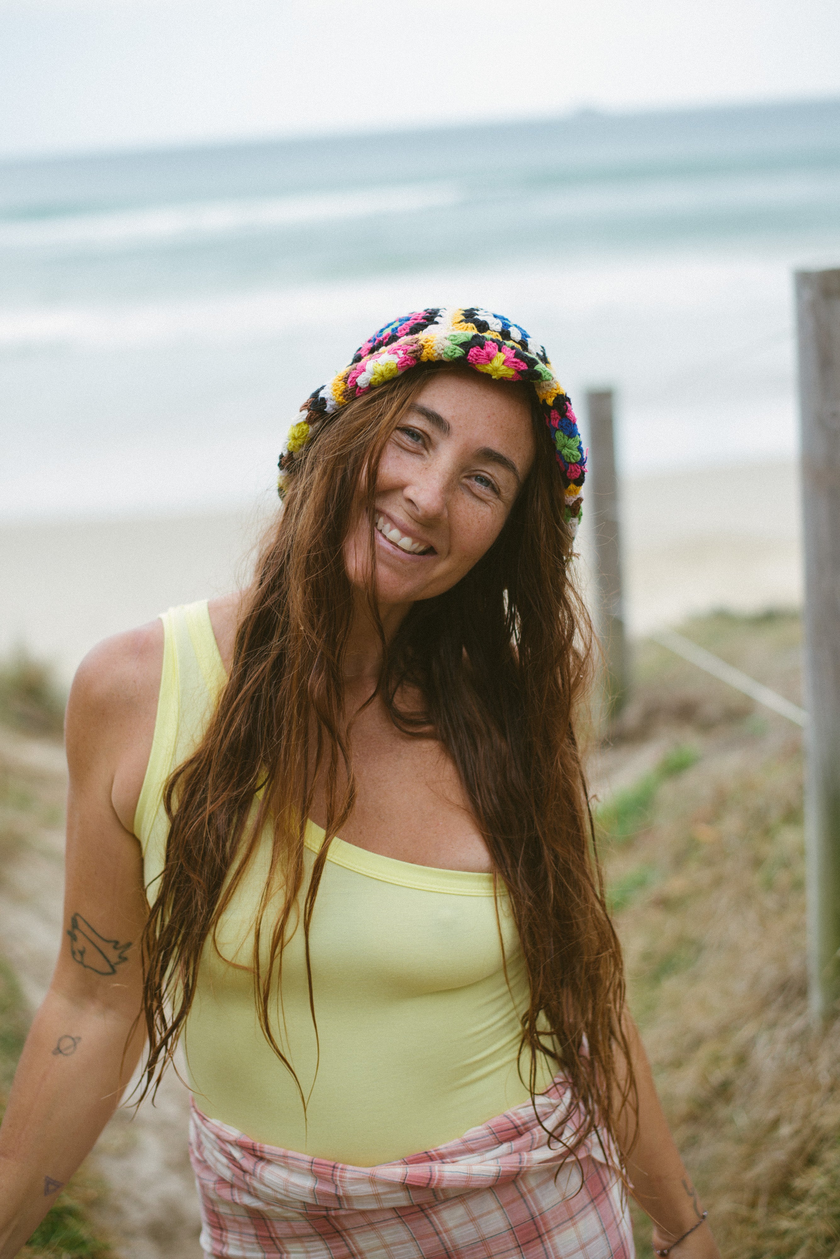 One Shoulder Crop Butter Yellow - Atmosea