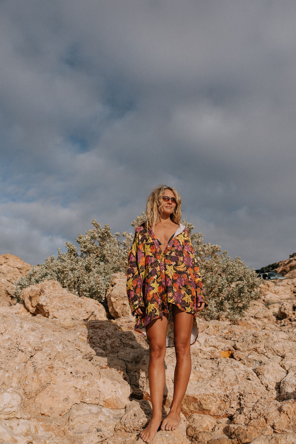 Oversized Shirt in Fruity - Atmosea