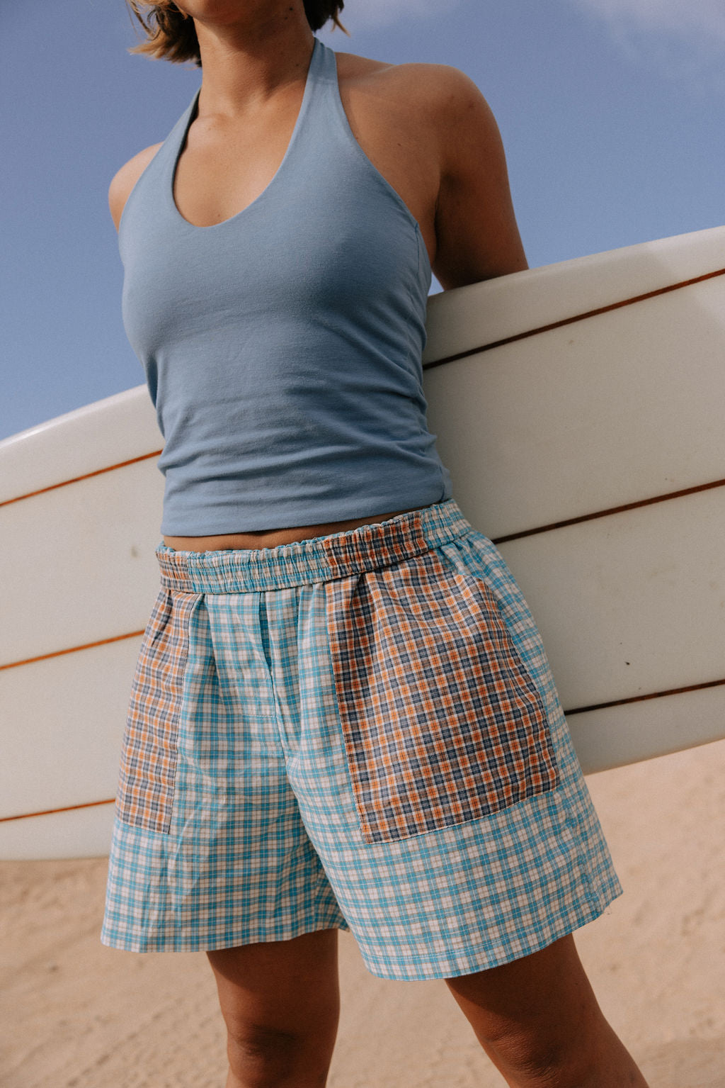 Play Shorts in Plaid - Atmosea