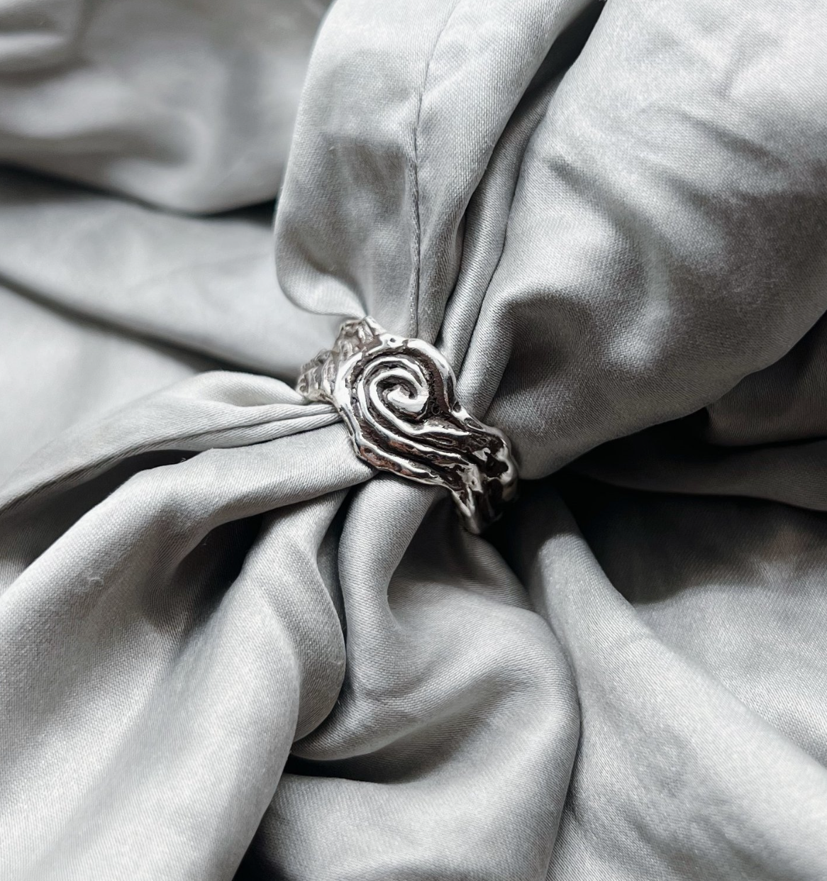 SWELL - Silver Ring by Em Niwa - Em Niwa