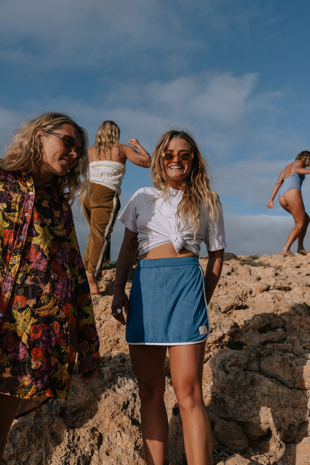 Tennis Skort in Navy - Atmosea