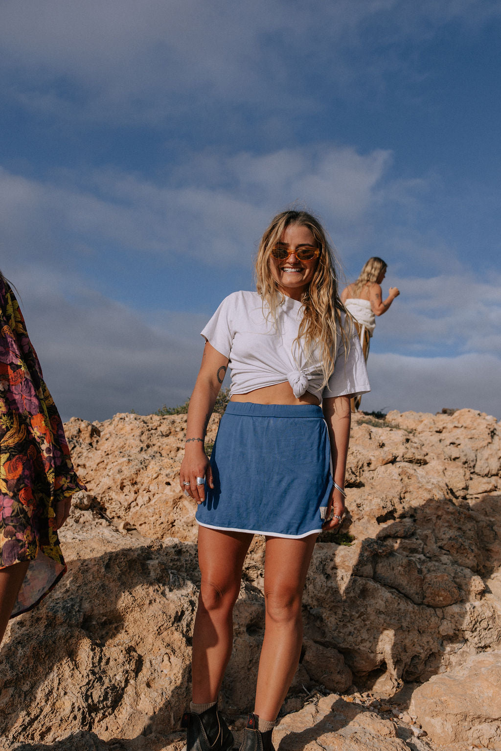 Tennis Skort in Navy - Atmosea