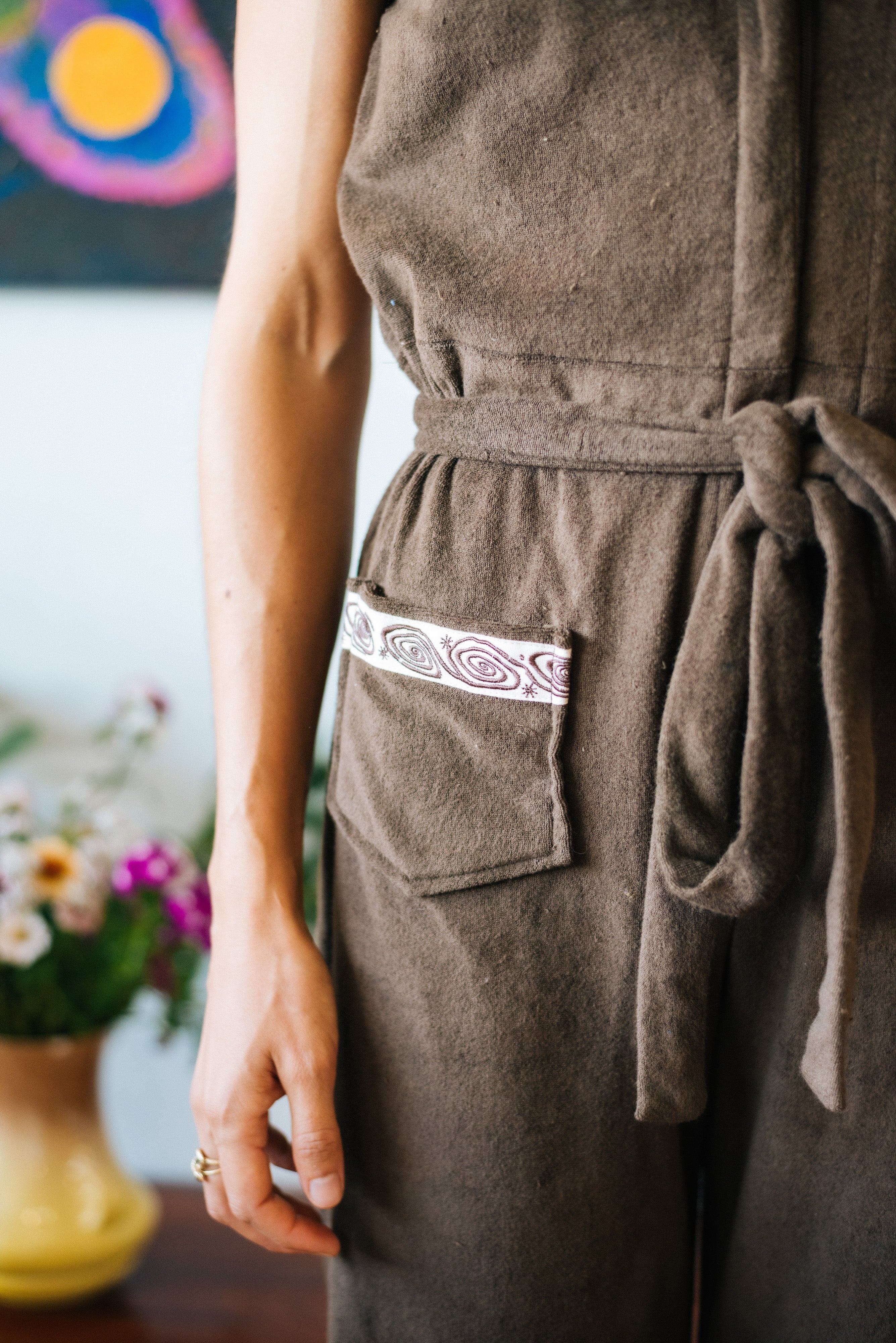 Terry Boiler Suit Brown - Atmosea