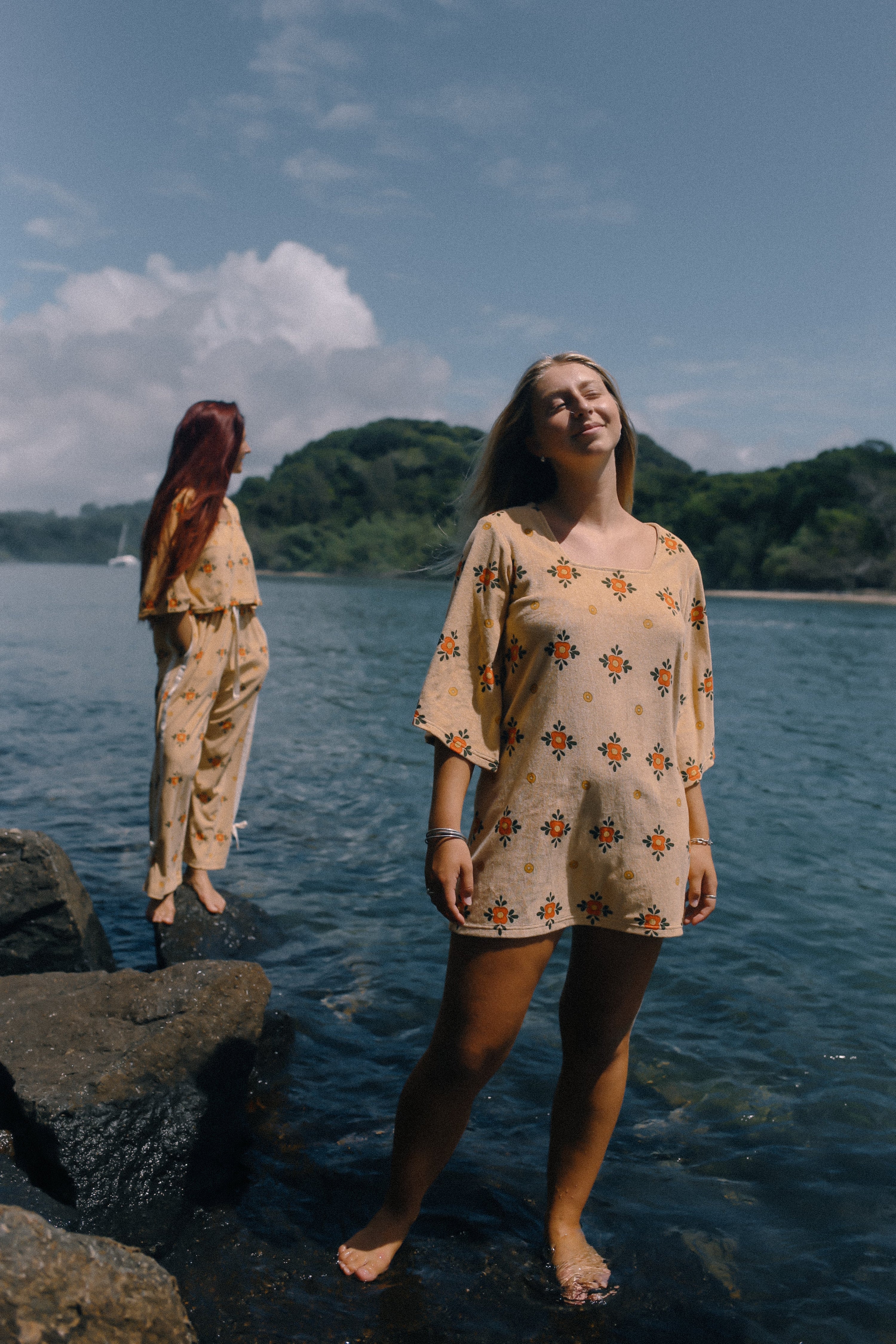 Terry Smock Dress Nasturtium - Atmosea