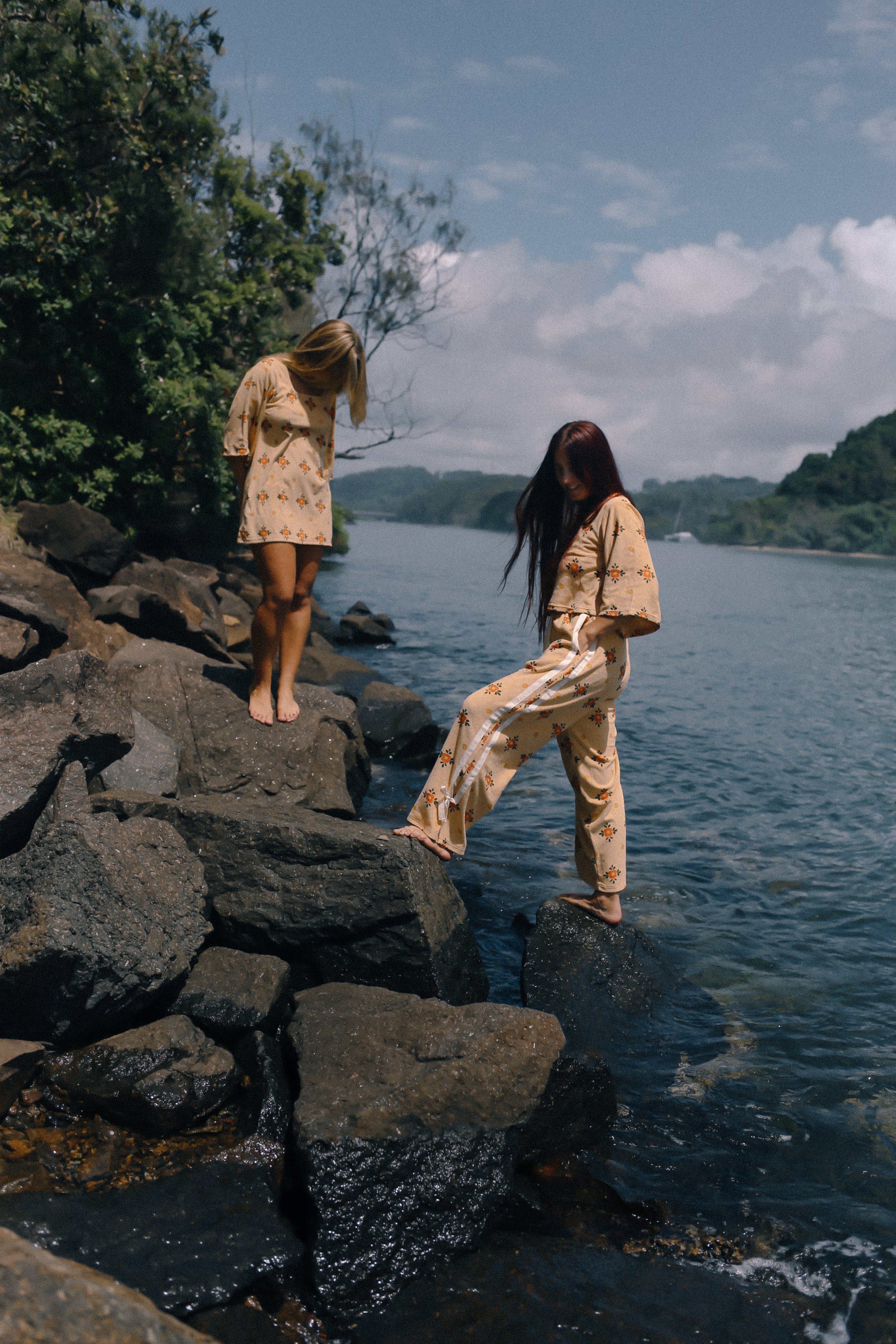 Terry Tie Pants Nasturtium - Atmosea