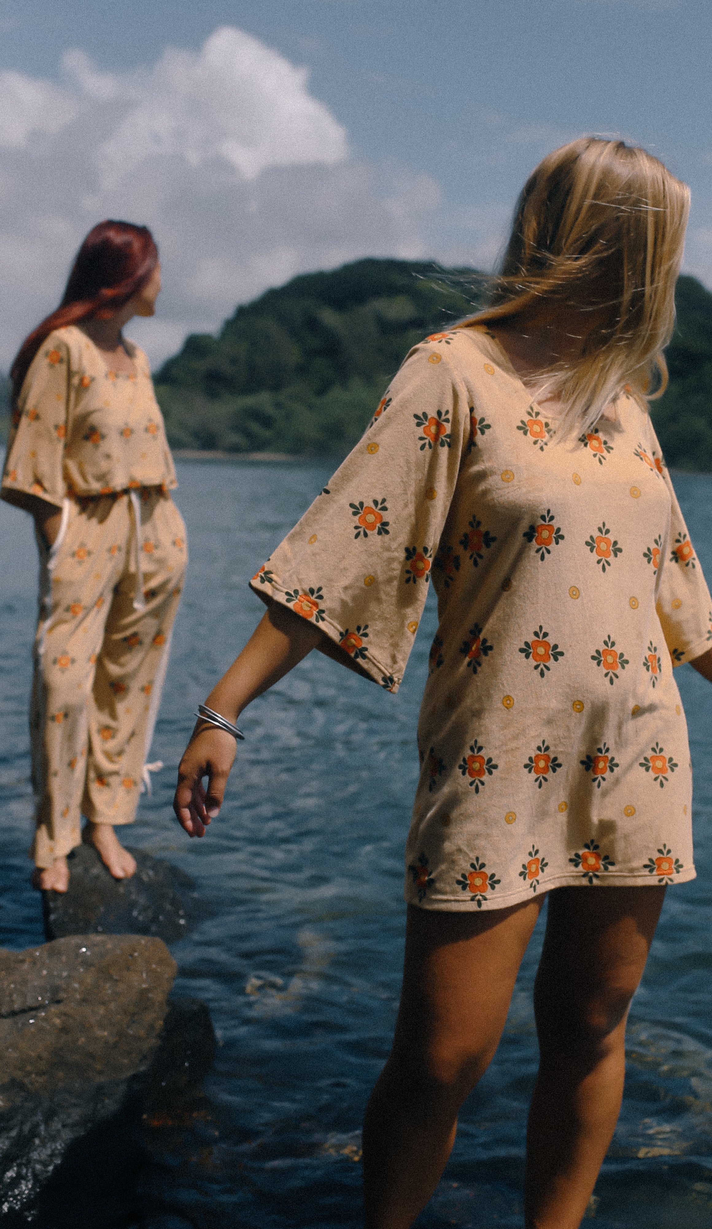 Terry Tie Pants Nasturtium - Atmosea