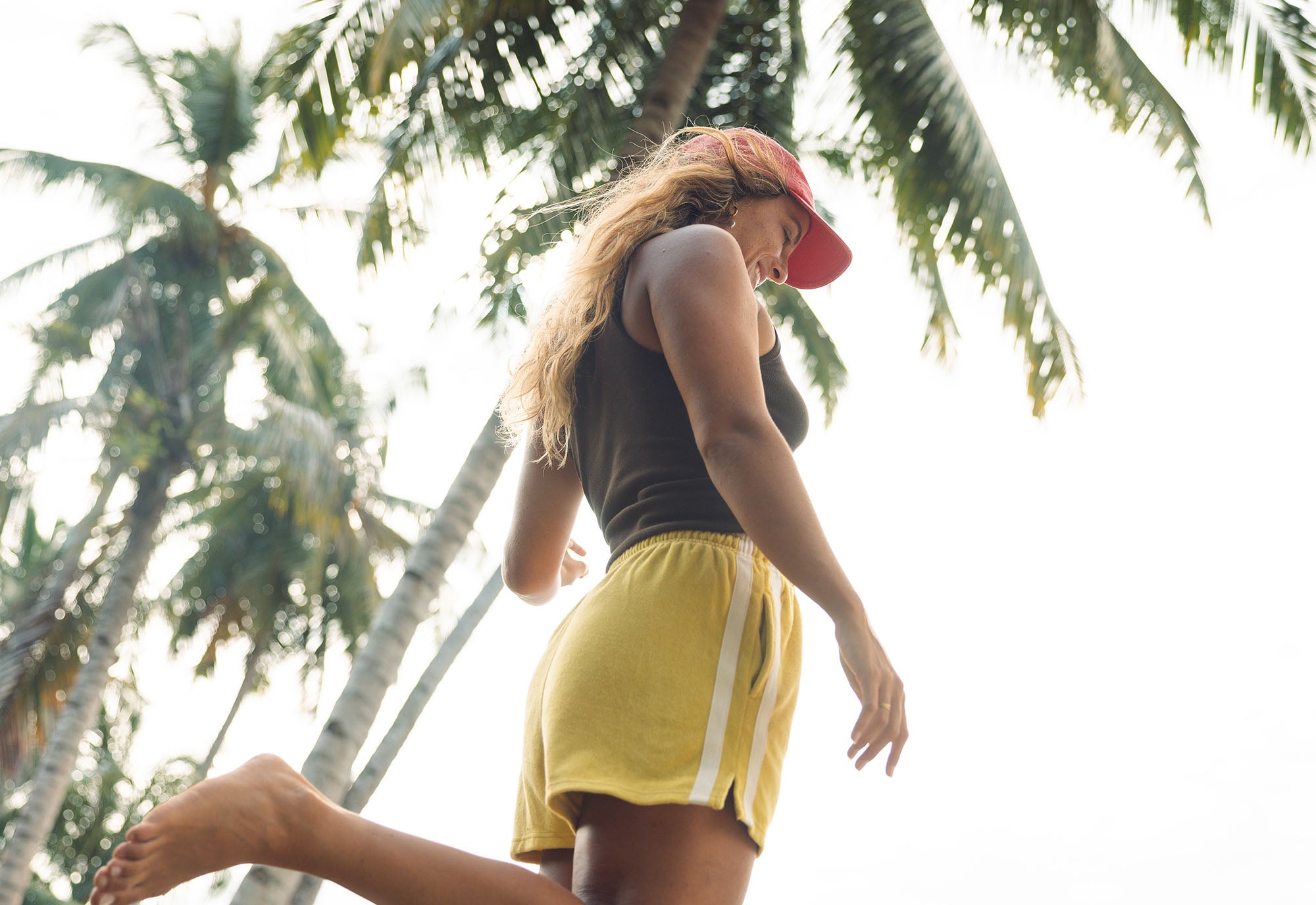 Terry Towelling Shorts Butter - Atmosea