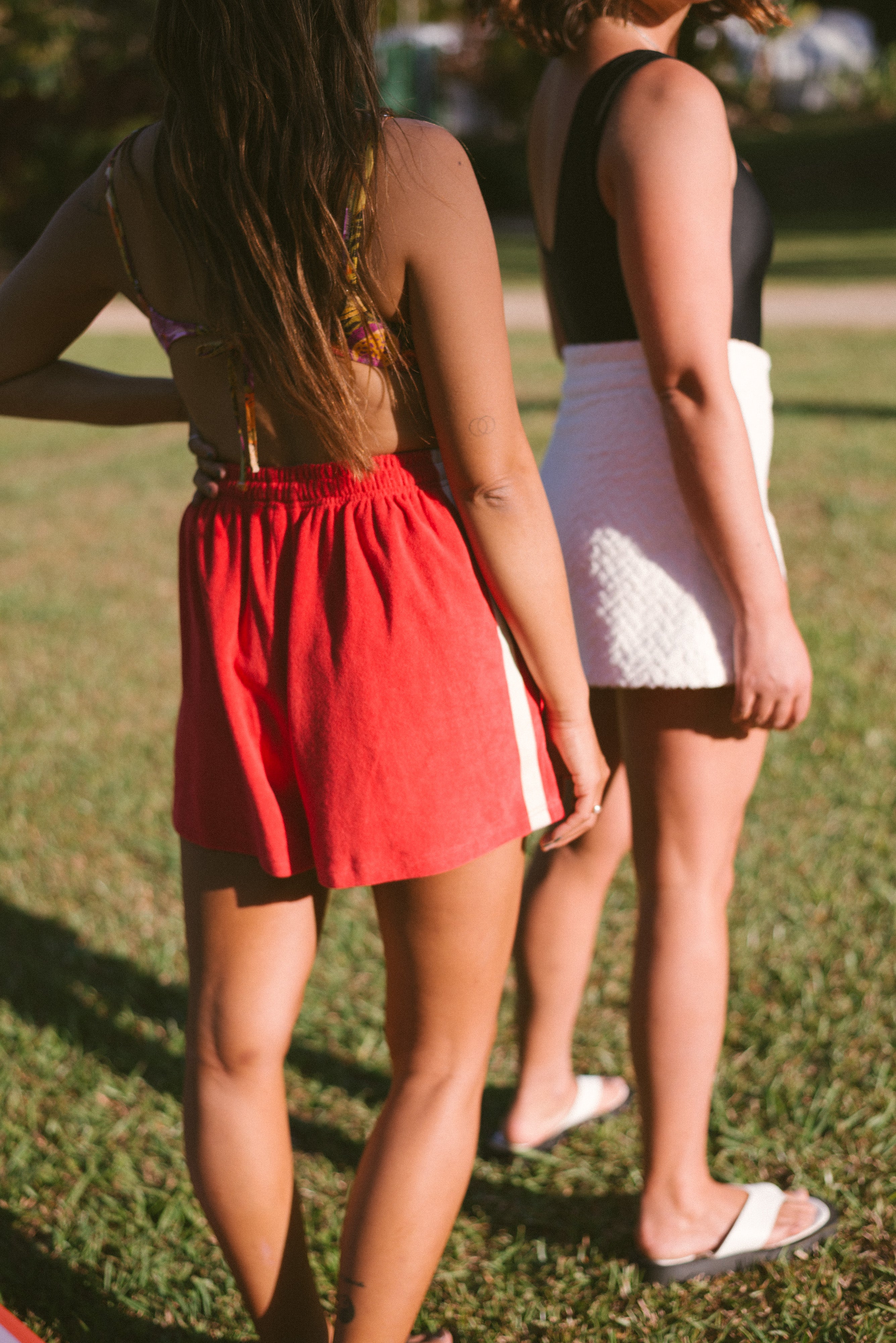 Terry Towelling Shorts Chilli - Atmosea