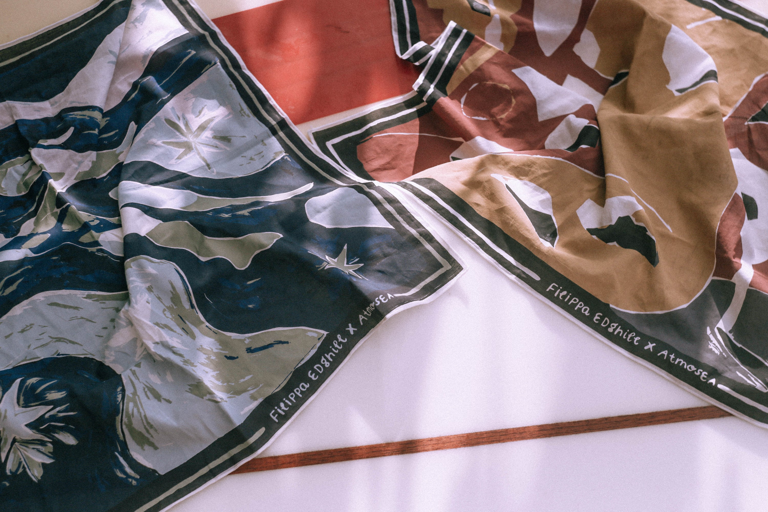 Wearable Art Scarfs Atmosea x Filippa Edghill