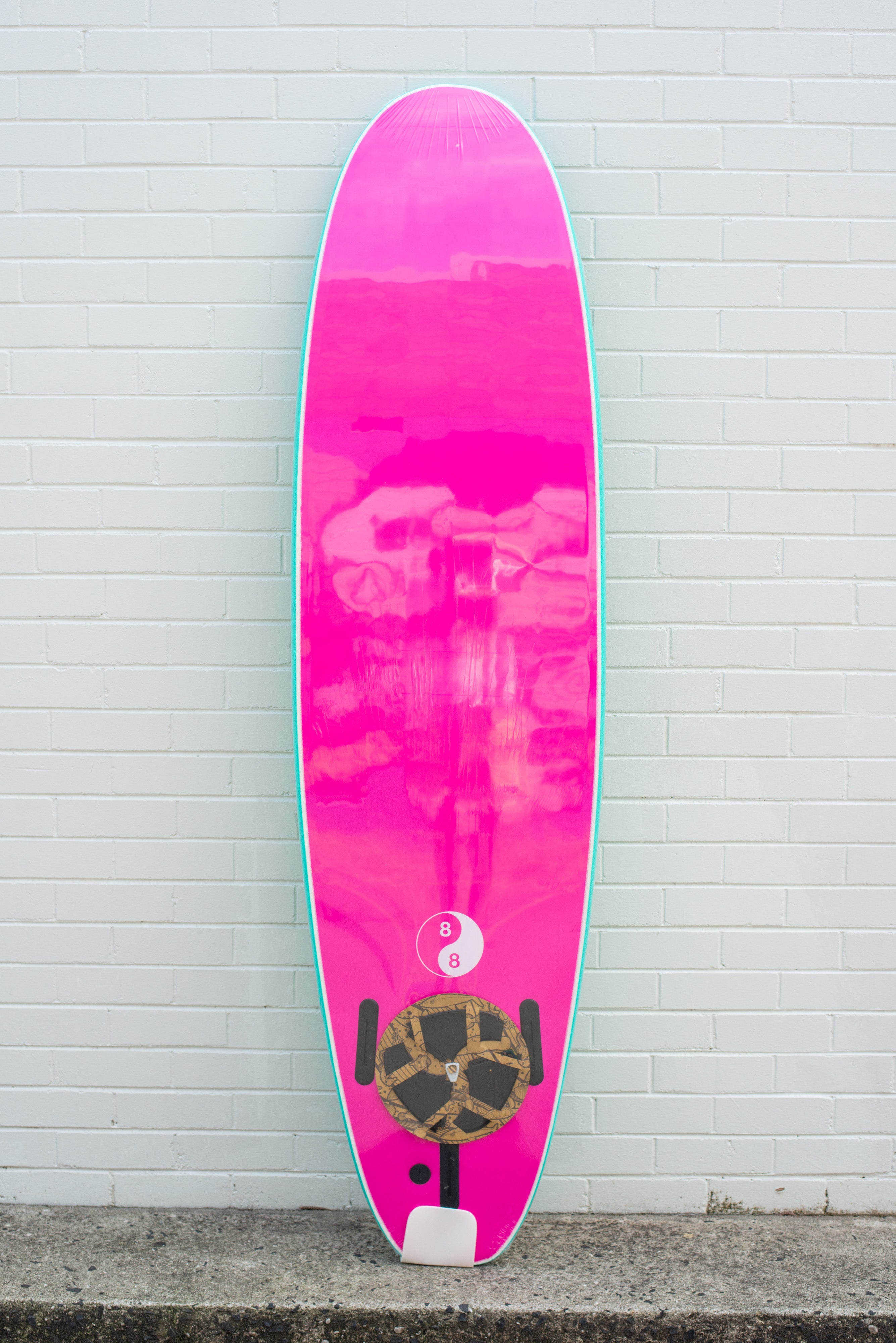88 Surfboard | Soft Top Surfboard Cyan/Magenta - 88 Surfboards