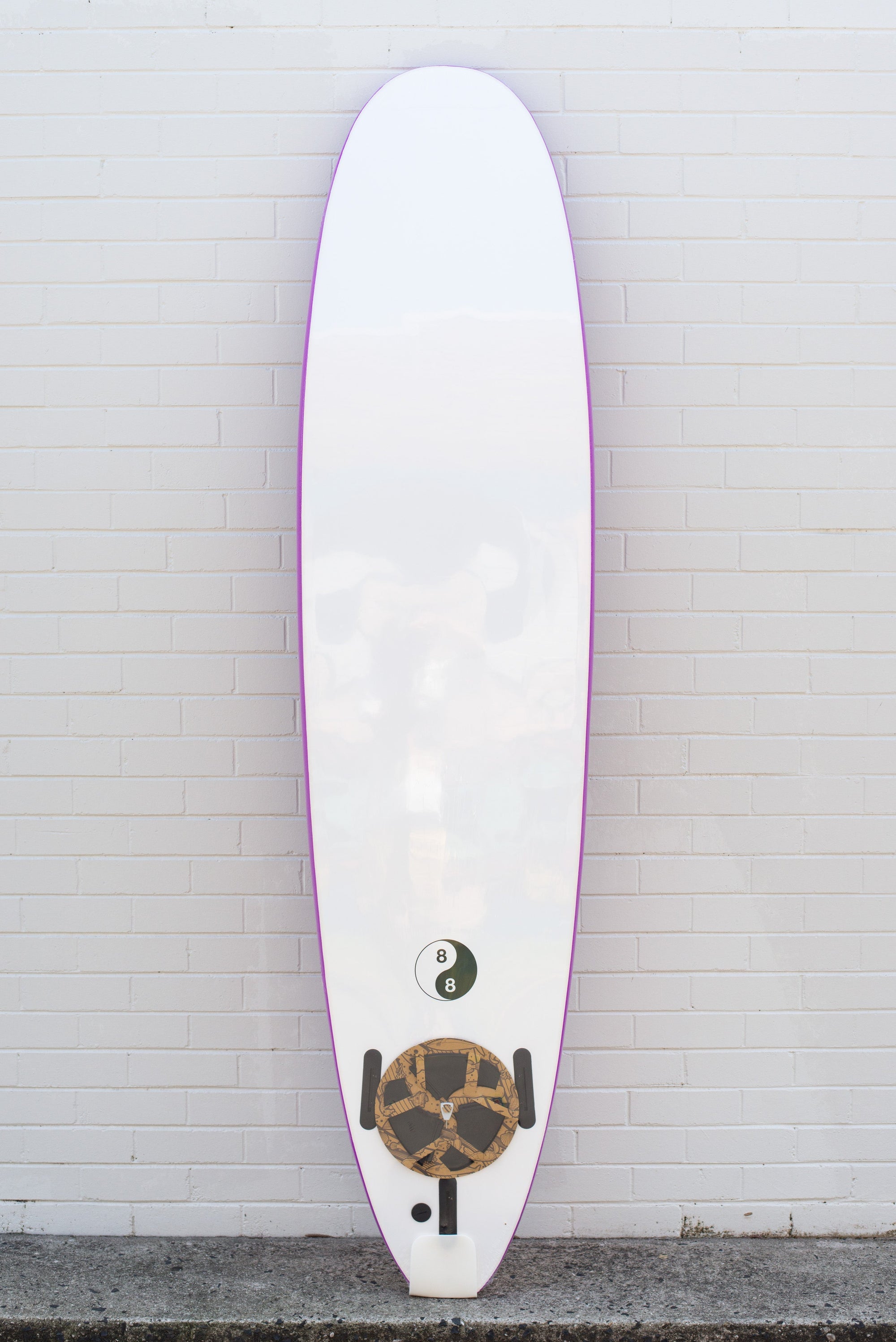 88 Surfboard | Soft Top Surfboard Grape/White - 88 Surfboards