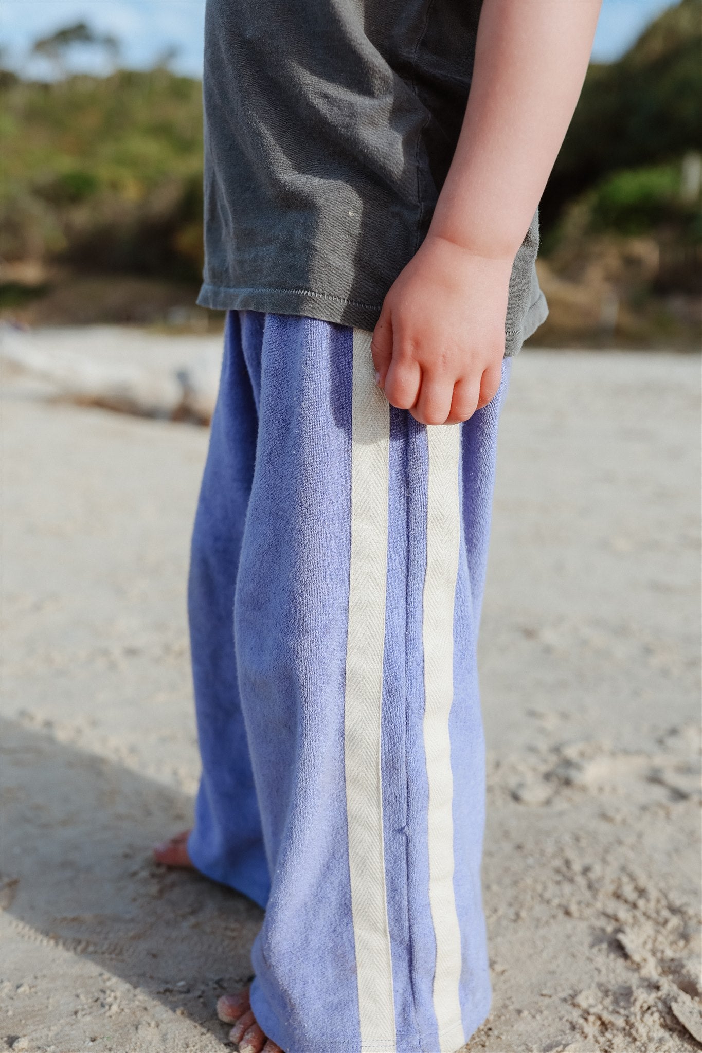 Mini Terry Pant in Lavender