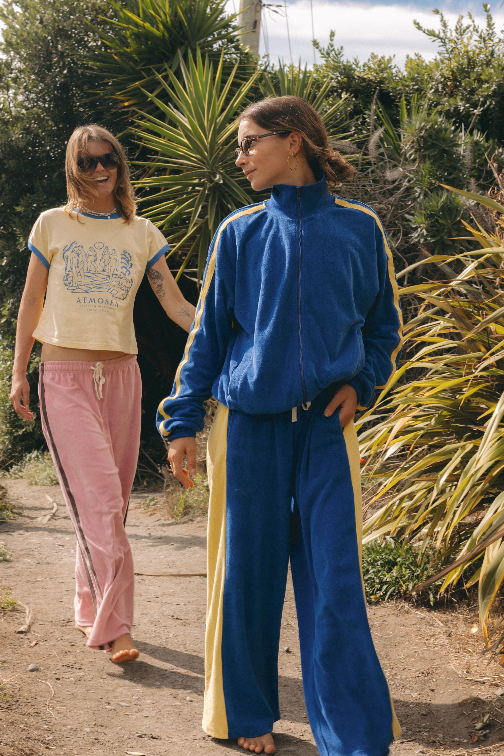 Après Surf Jacket in Blue & Yellow - Atmosea