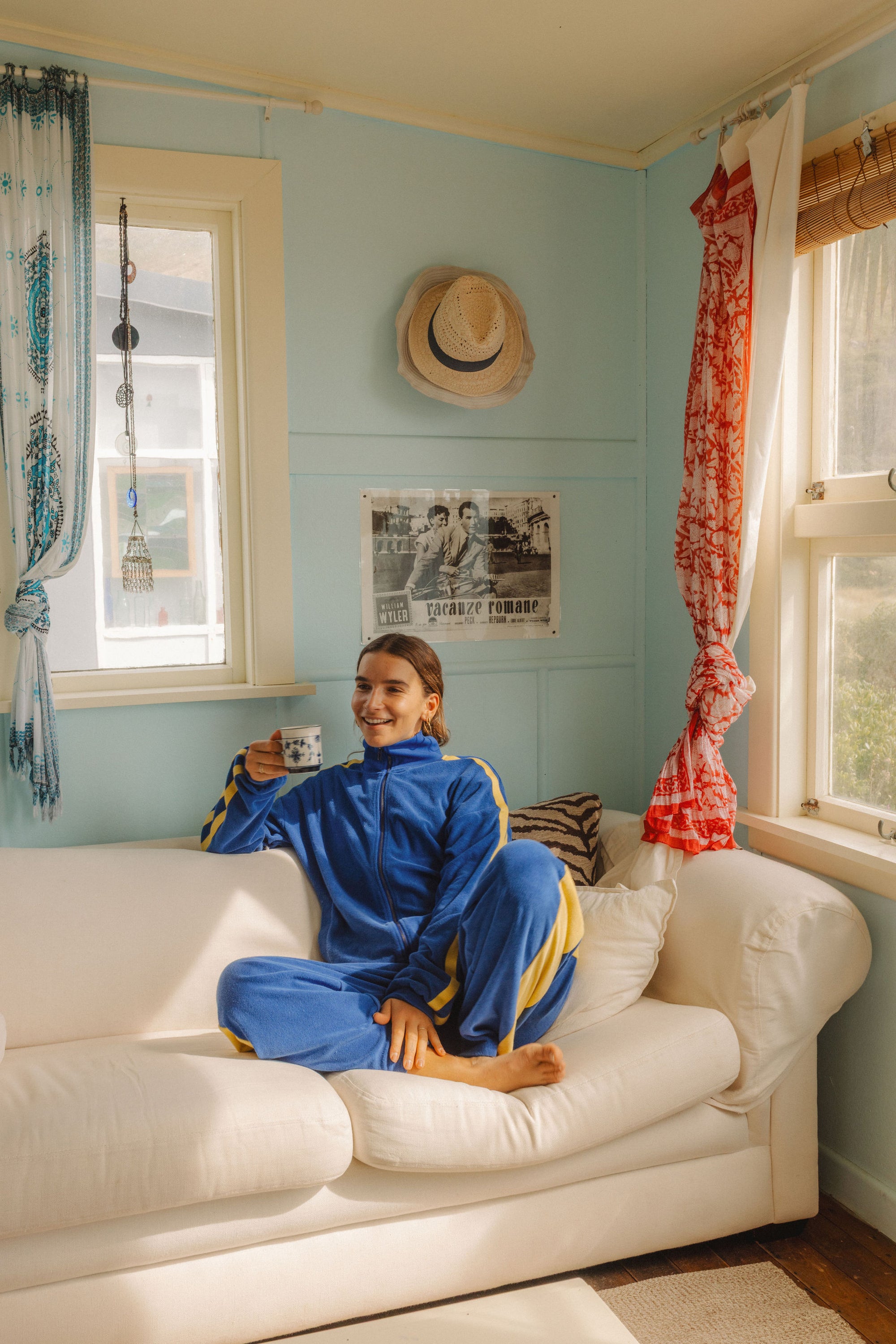 Après Surf Jacket in Blue & Yellow - Atmosea