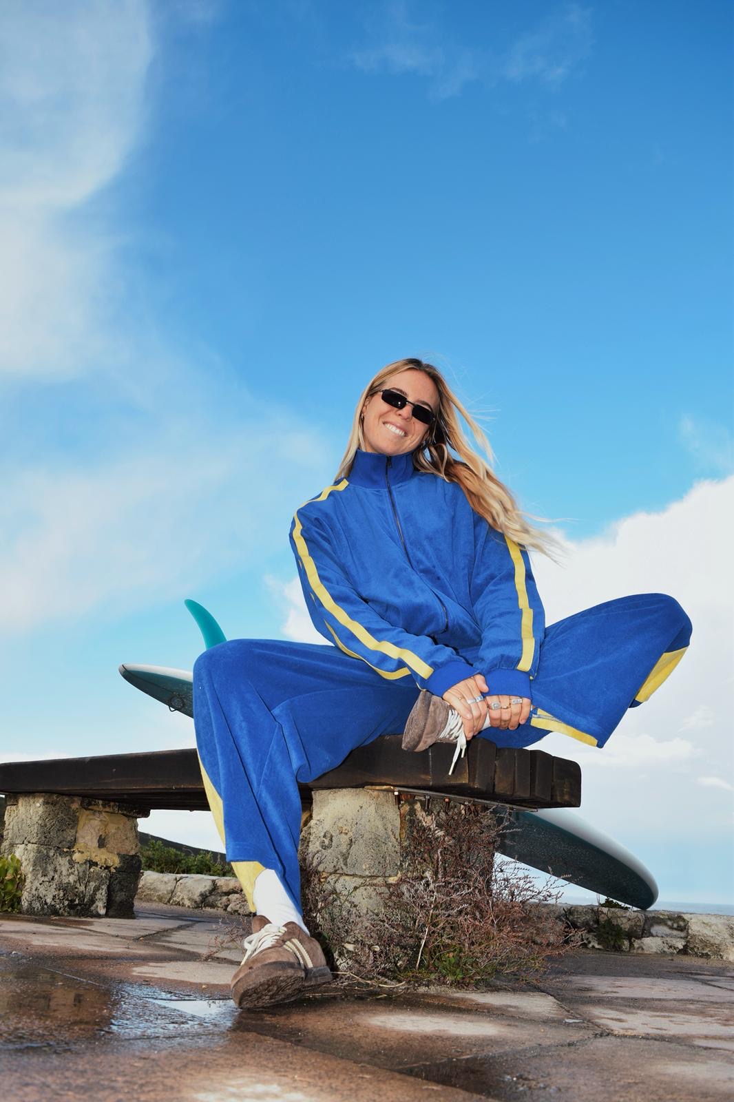 Après Surf Jacket in Blue & Yellow - Atmosea