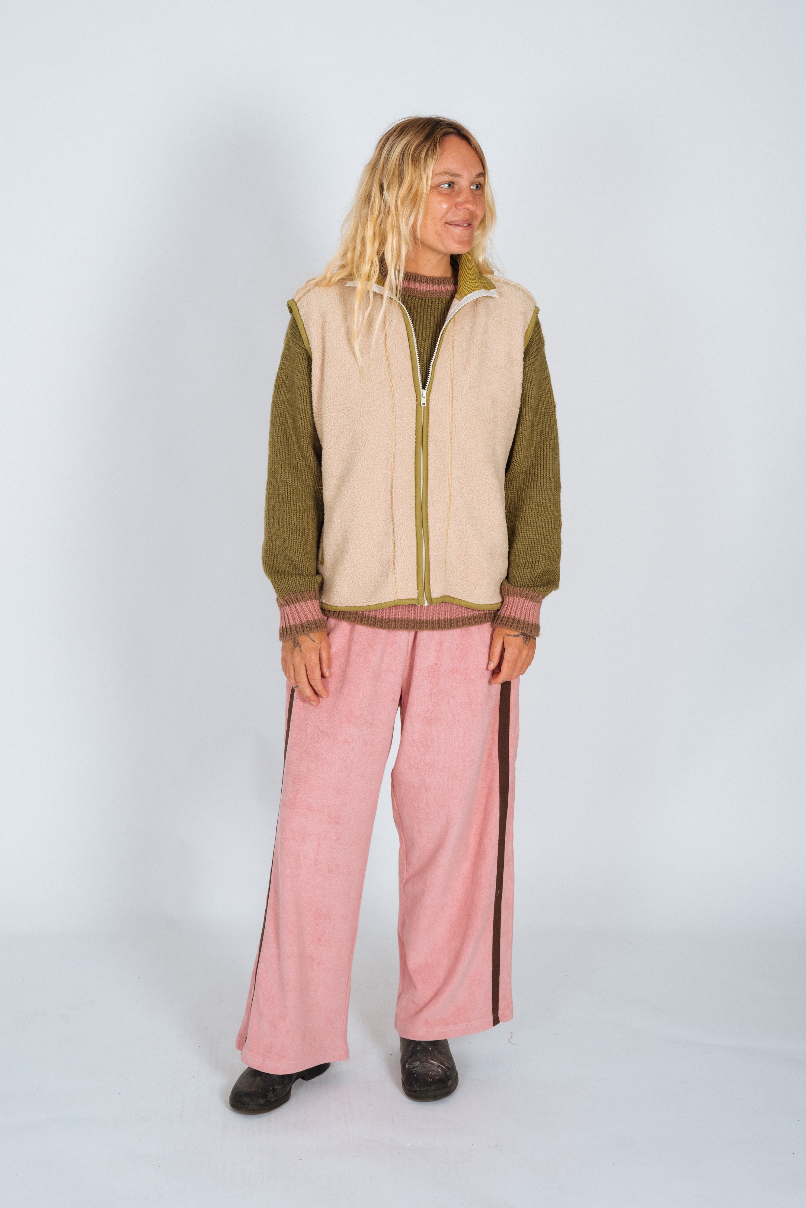 Après Surf Panel Pant in Blush - Atmosea