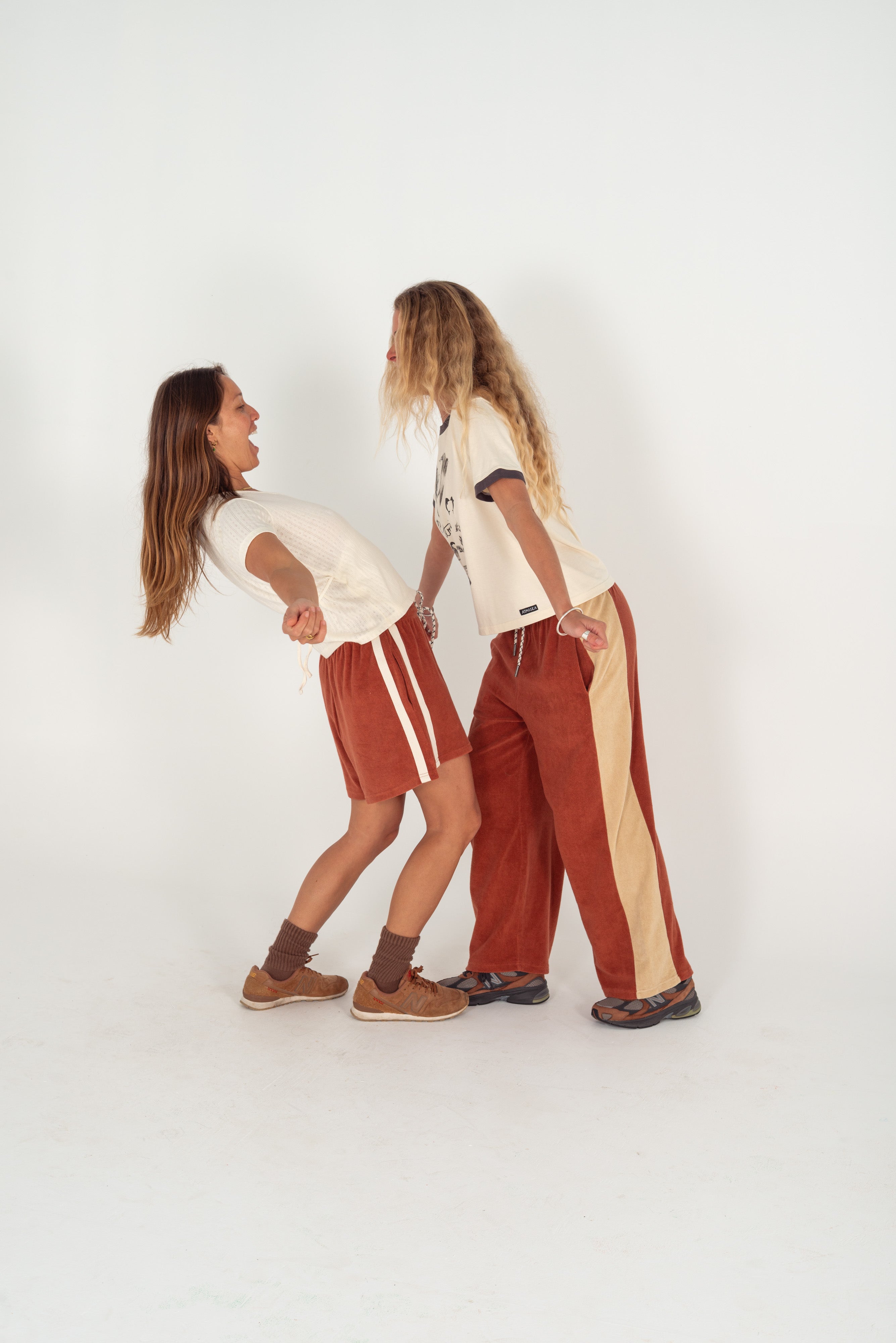 Après Surf Panel Pant in Rust & Cream - Atmosea