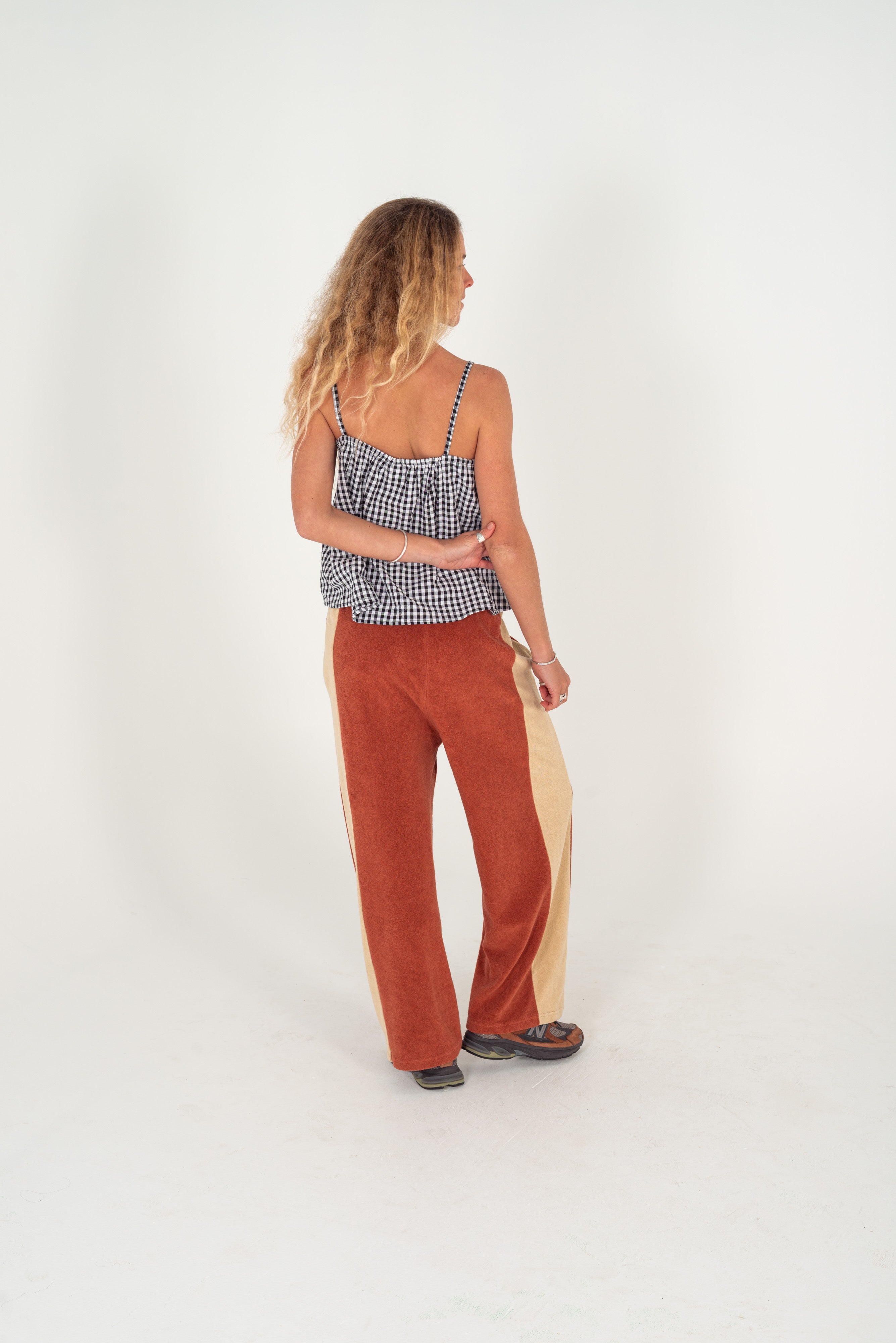 Après Surf Panel Pant in Rust & Cream - Atmosea