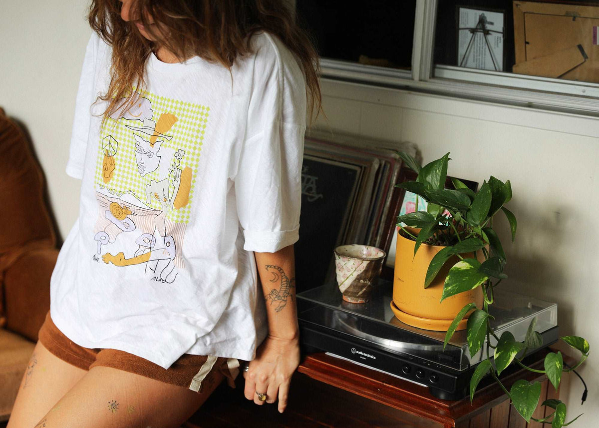 Artist Tee Mlak Organic Cotton Oversized Tee - Atmosea