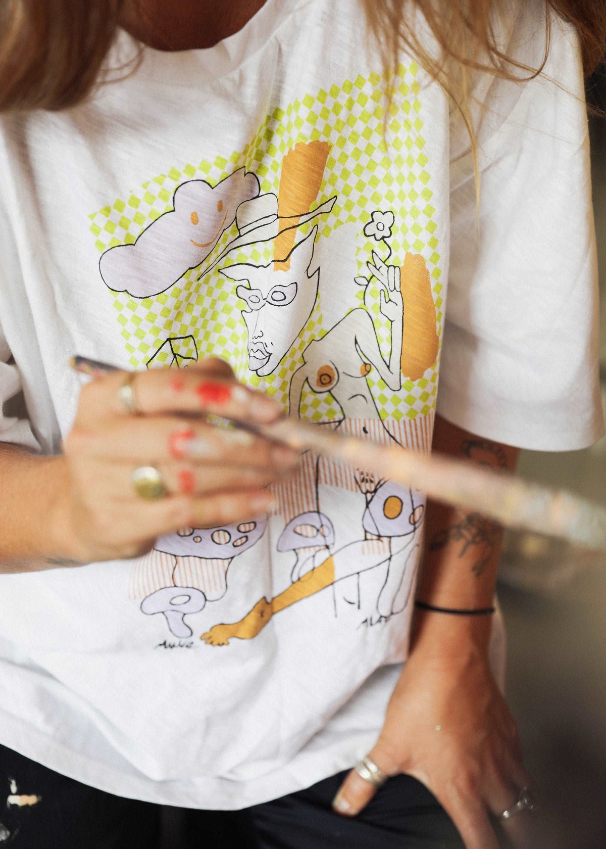 Artist Tee Mlak Organic Cotton Oversized Tee - Atmosea