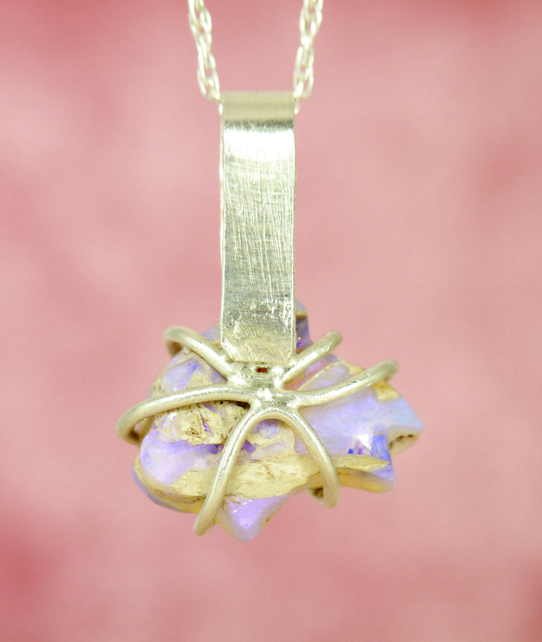 Atmosea Little Flounder Emopal Opal Necklace - Atmosea