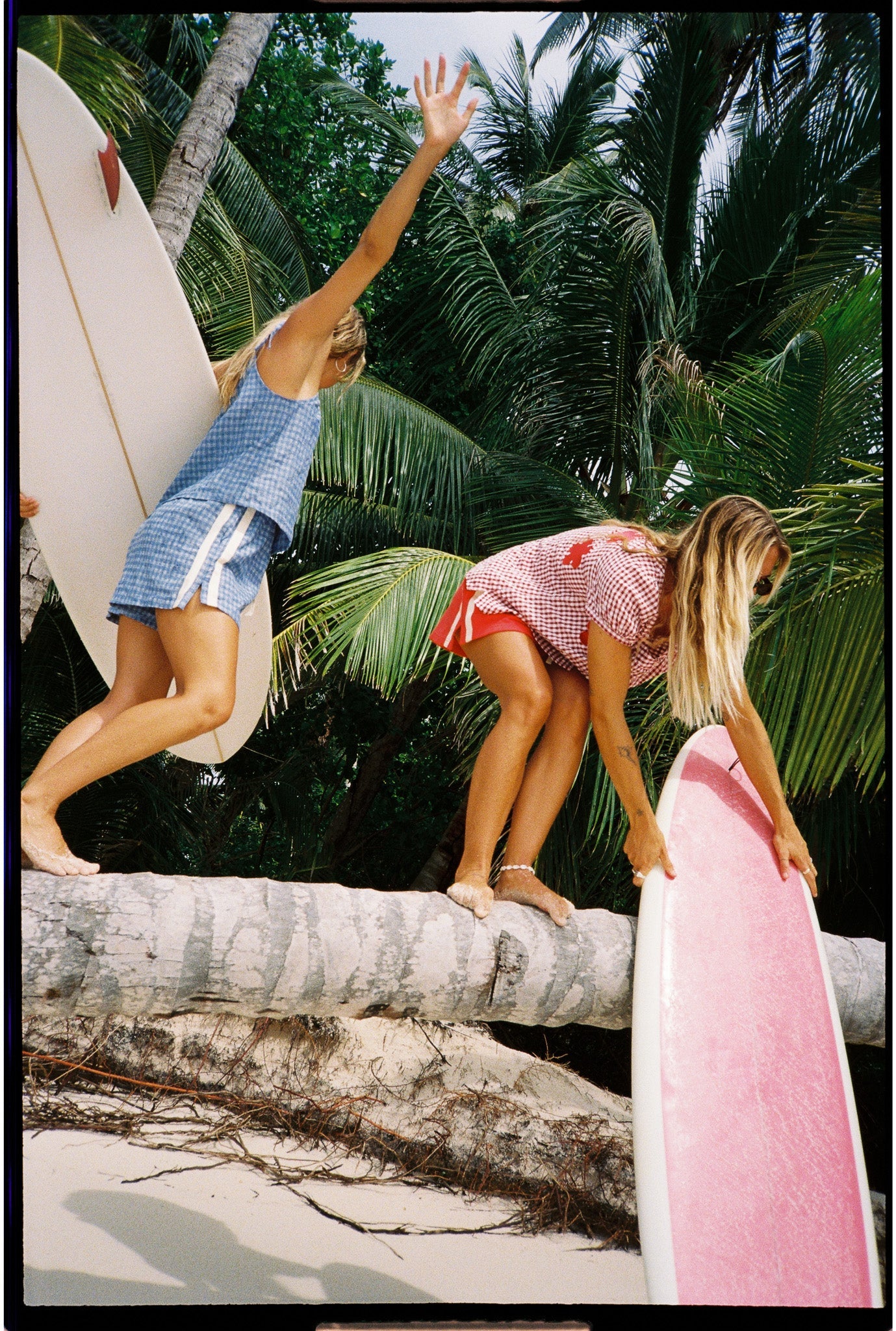 Atmosea Short in Blue Gingham - Atmosea