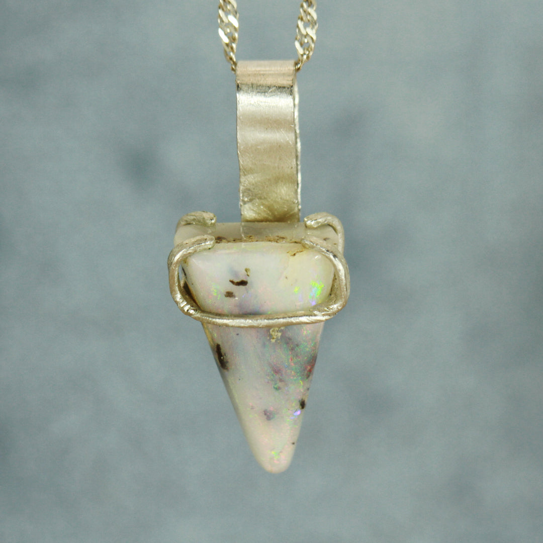 Atmosea The Sea Unihorn Emopal Opal Necklace - Atmosea