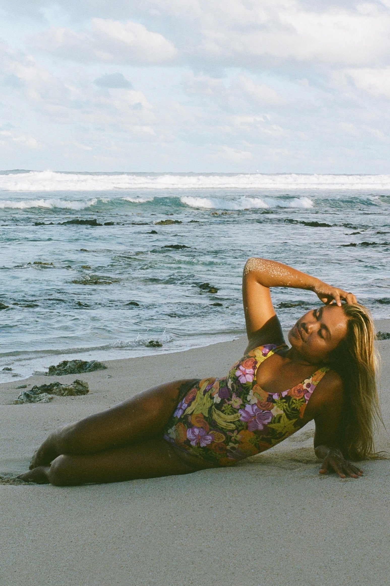 Carmen One Piece in Fruity Print - Atmosea