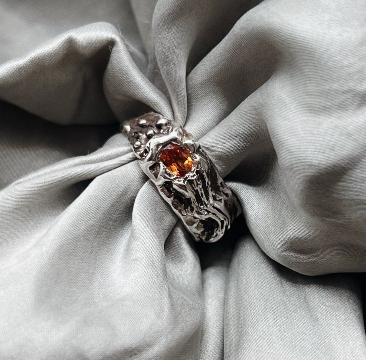 COMET - Silver Ring by Em Niwa - Em Niwa