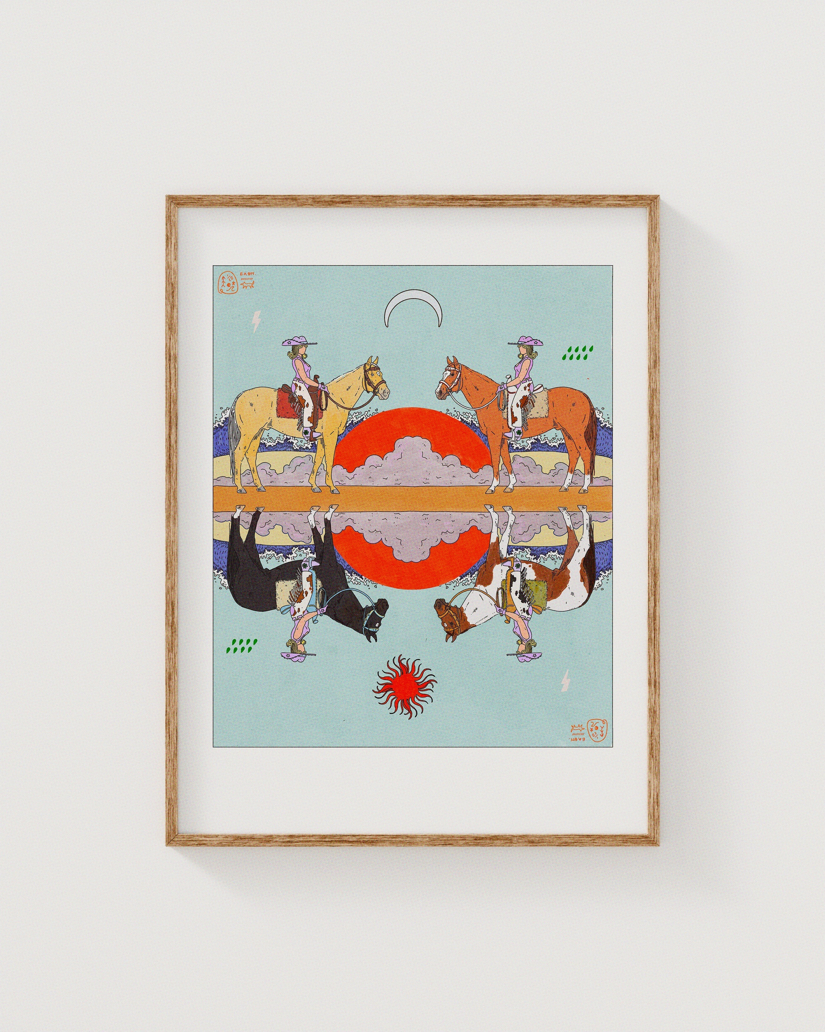 Easty Beasty - Dreaming Land Print - Atmosea Art