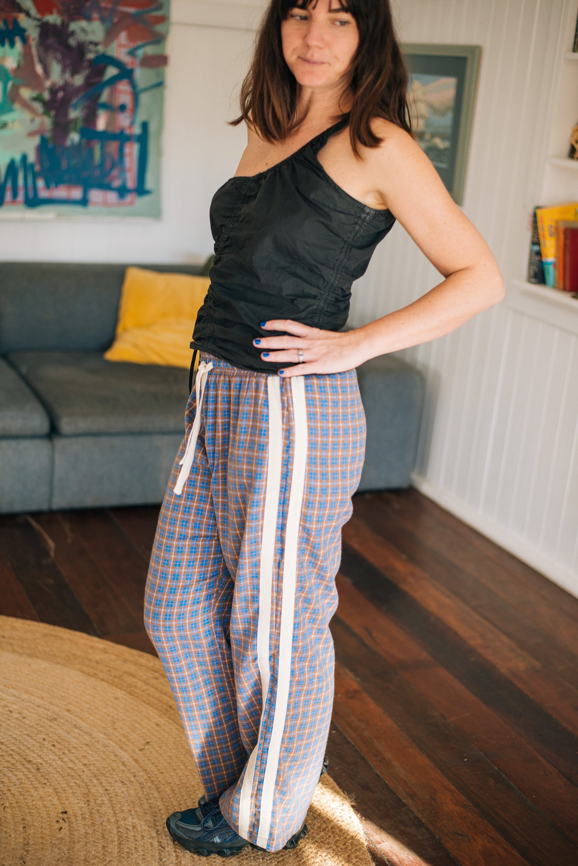Flannel Flare Pant - Atmosea
